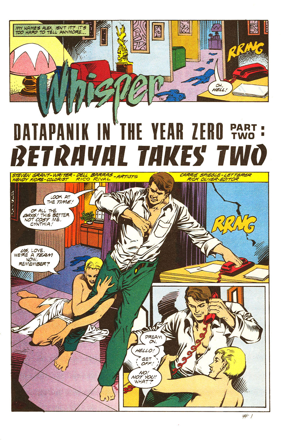 Read online Whisper (1986) comic -  Issue #2 - 2