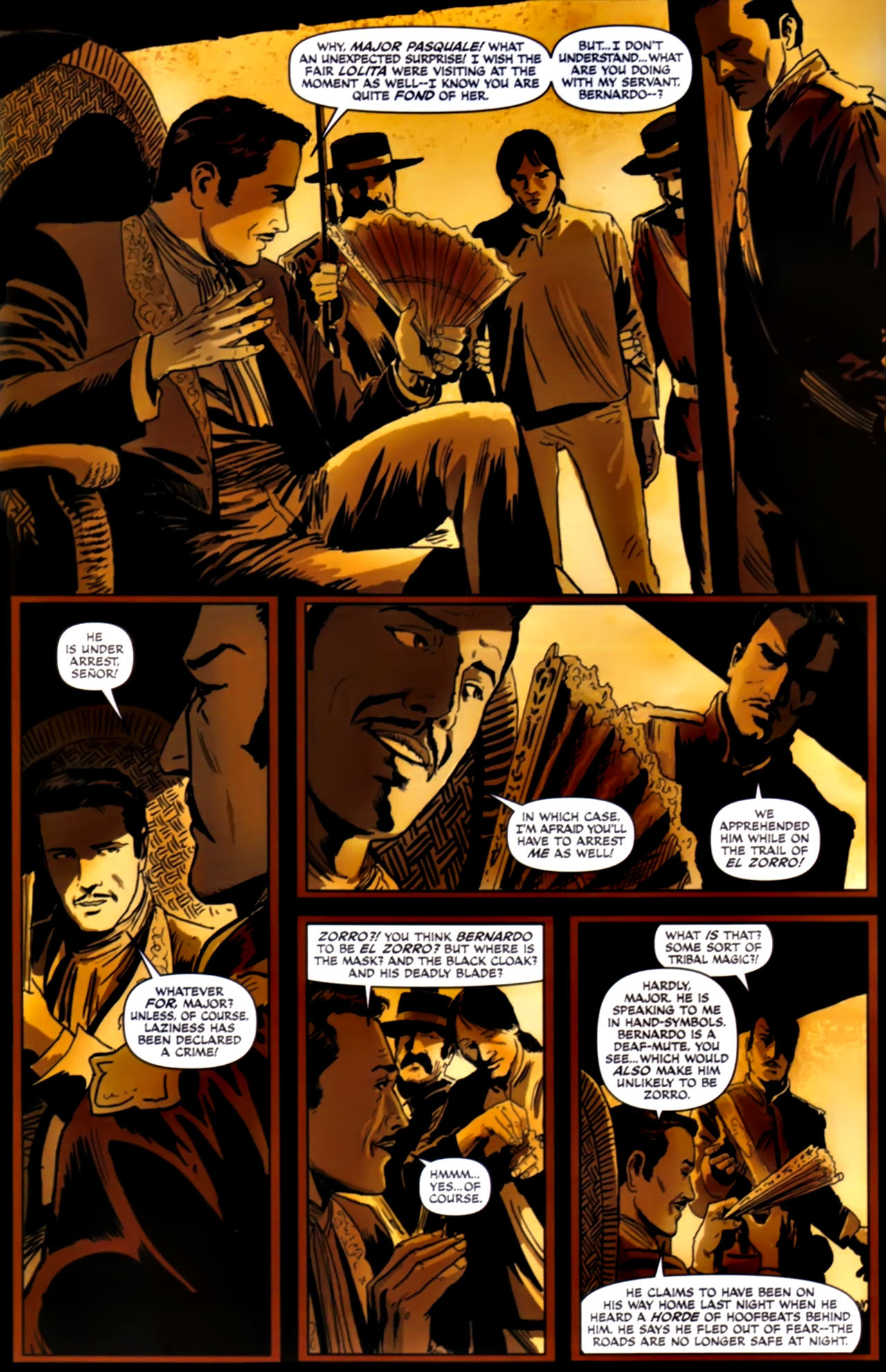 Read online Zorro (2008) comic -  Issue #19 - 20