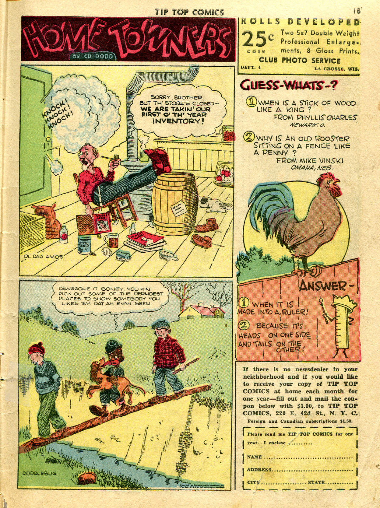 Read online Tip Top Comics comic -  Issue #42 - 17