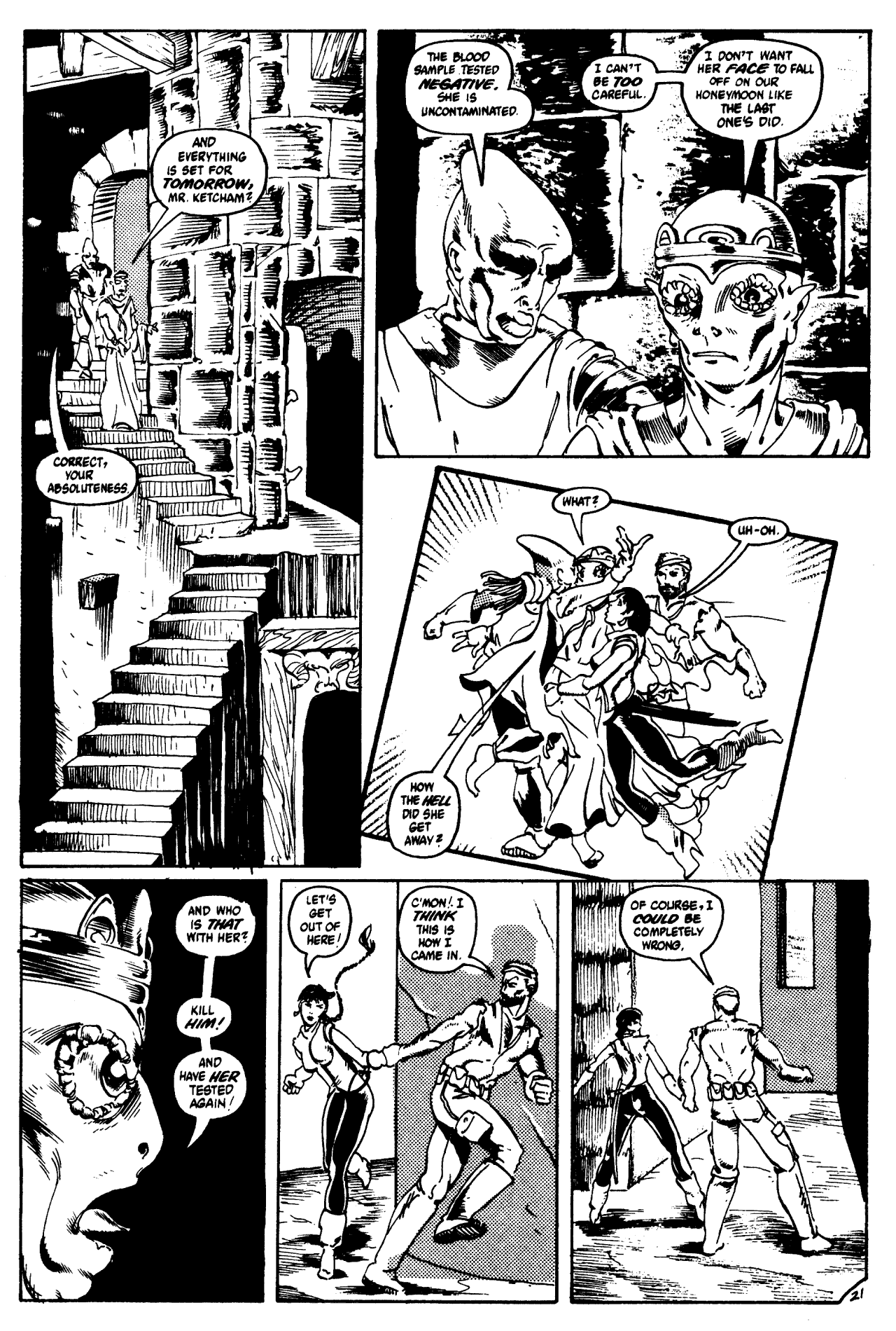 Read online Solo Ex-Mutants comic -  Issue #3 - 23