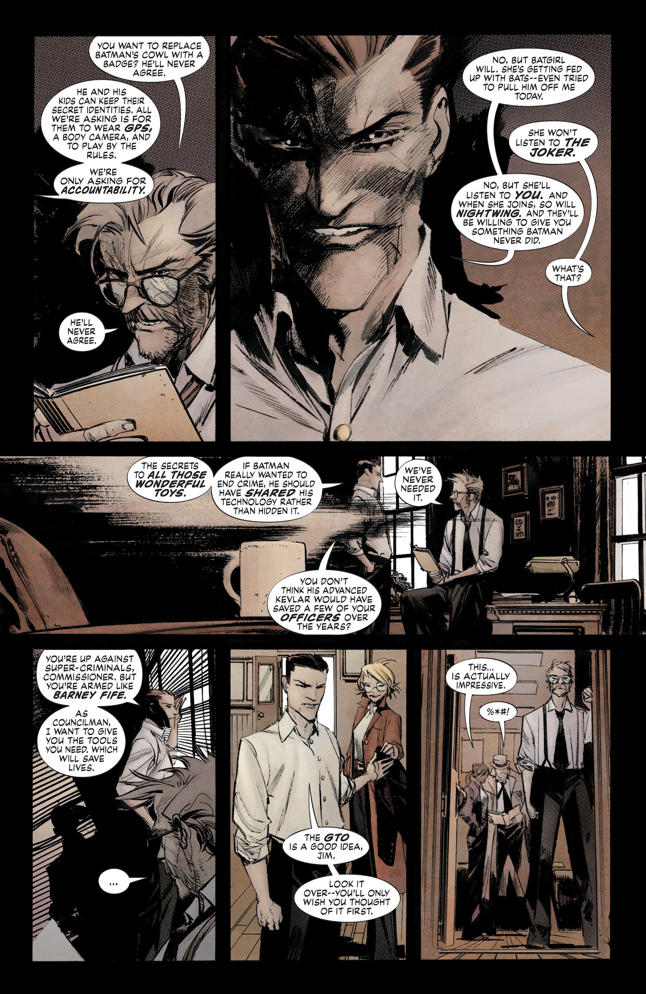 Read online Batman: White Knight comic -  Issue #4 - 12