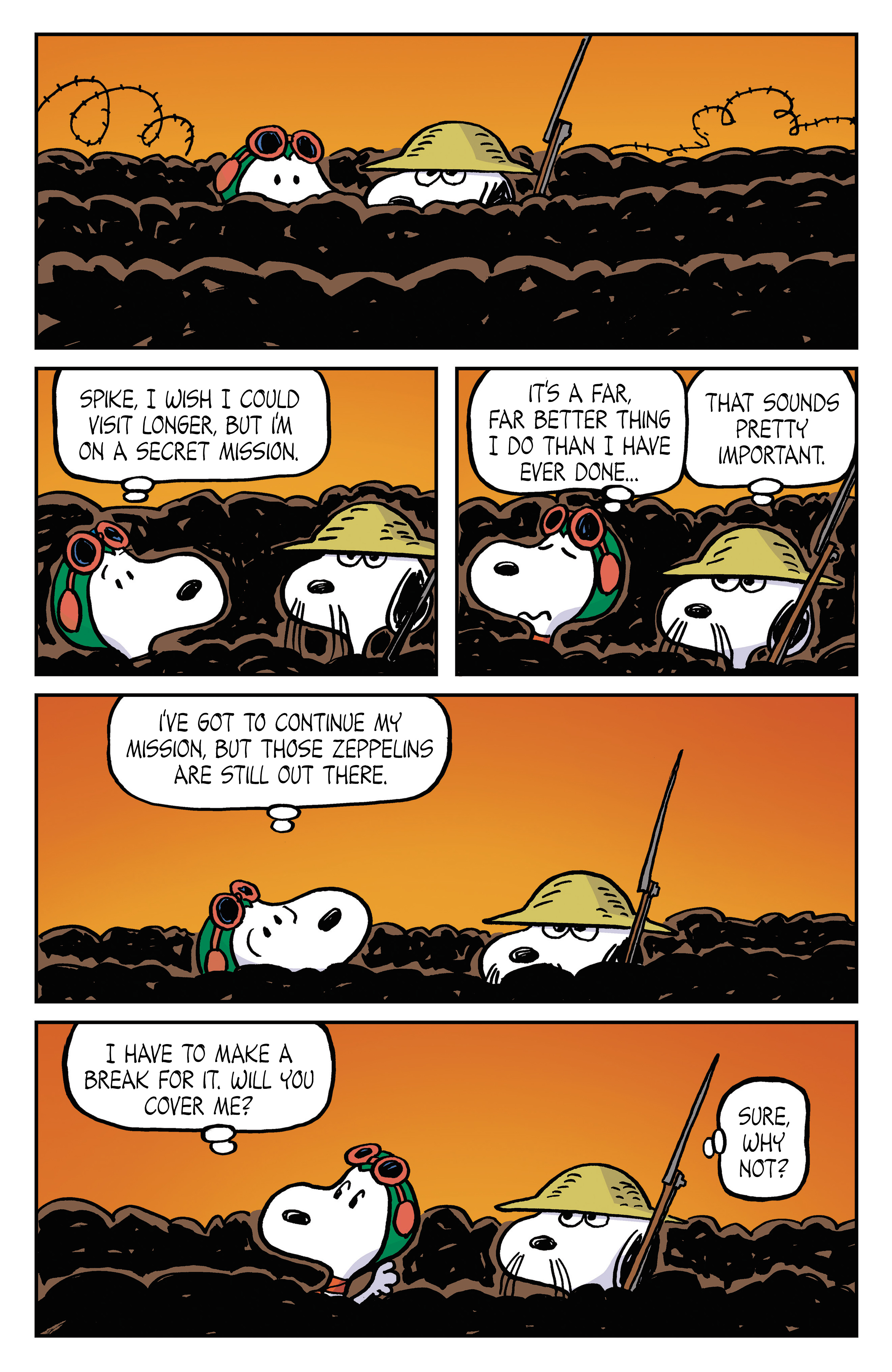 Read online Peanuts: Where Beagles Dare! comic -  Issue # Full - 48