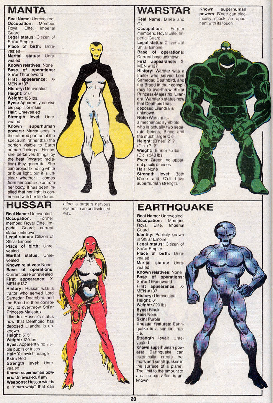 Read online The Official Handbook of the Marvel Universe Deluxe Edition comic -  Issue #6 - 22