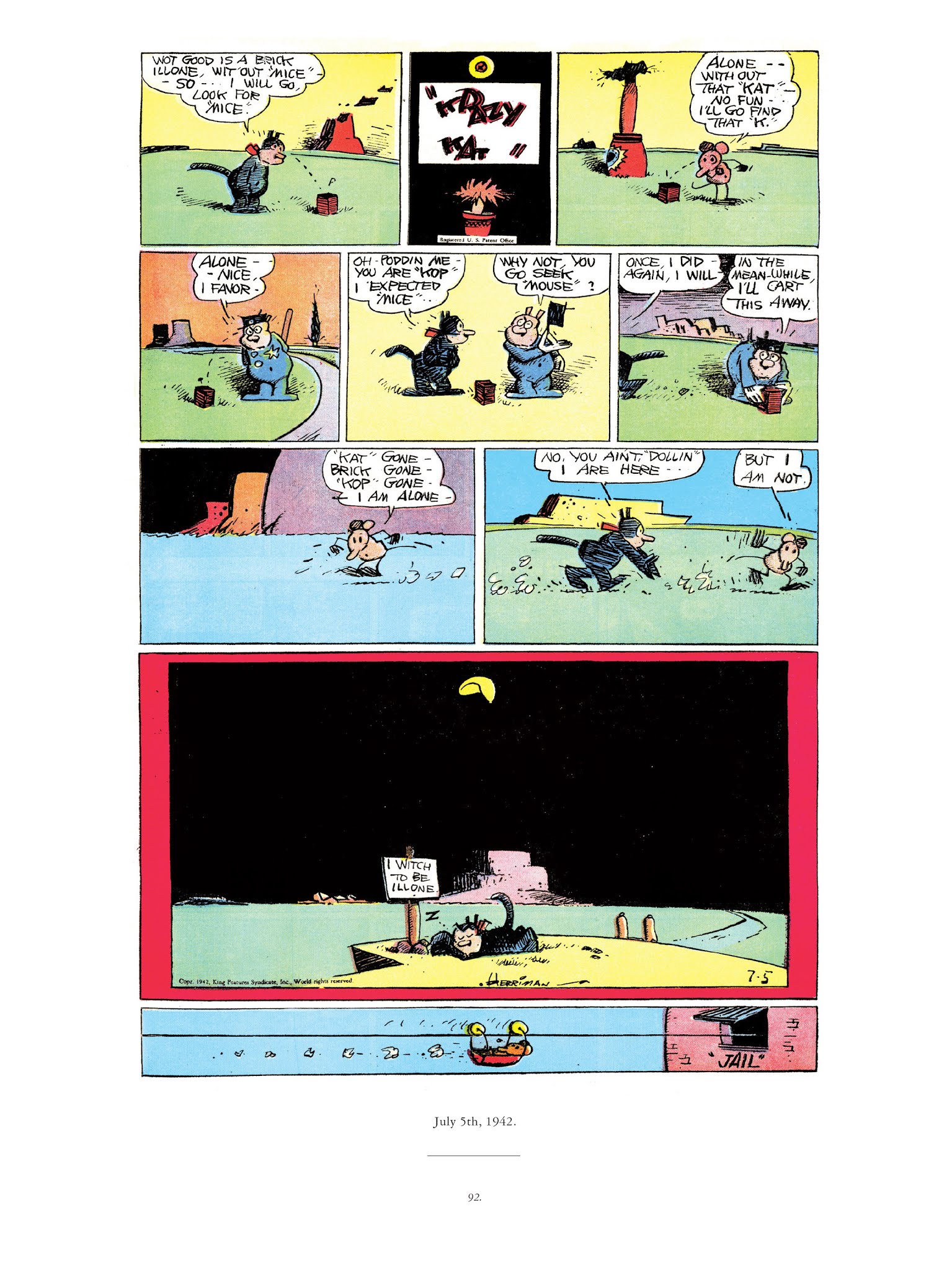 Read online Krazy & Ignatz comic -  Issue # TPB 12 - 91