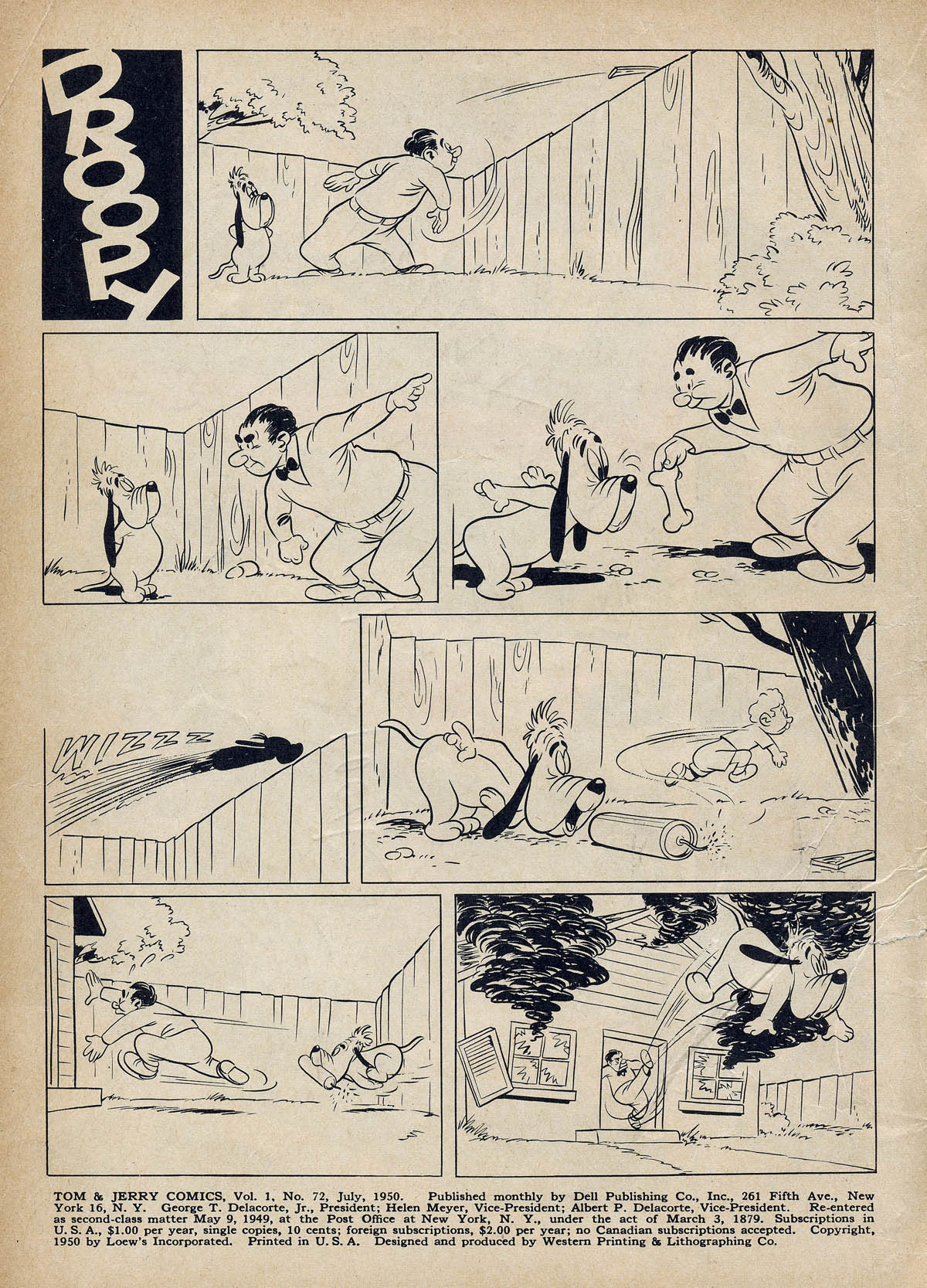 Read online Tom & Jerry Comics comic -  Issue #72 - 2