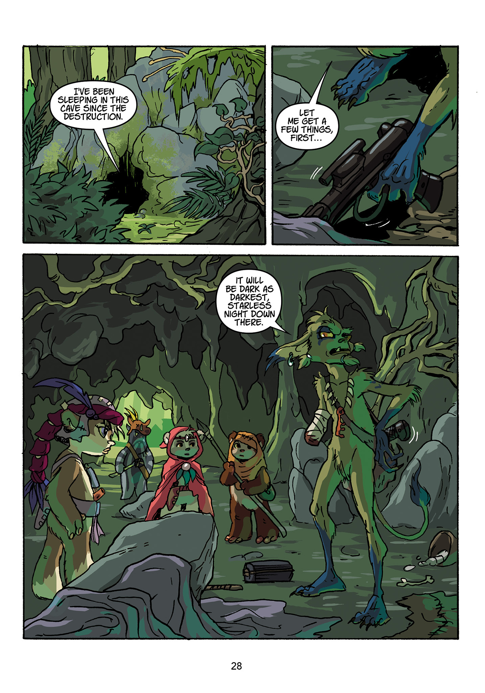 Read online Star Wars: Ewoks - Shadows of Endor comic -  Issue # TPB - 29