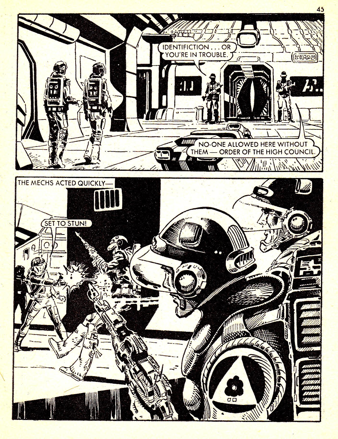 Read online Starblazer comic -  Issue #140 - 45