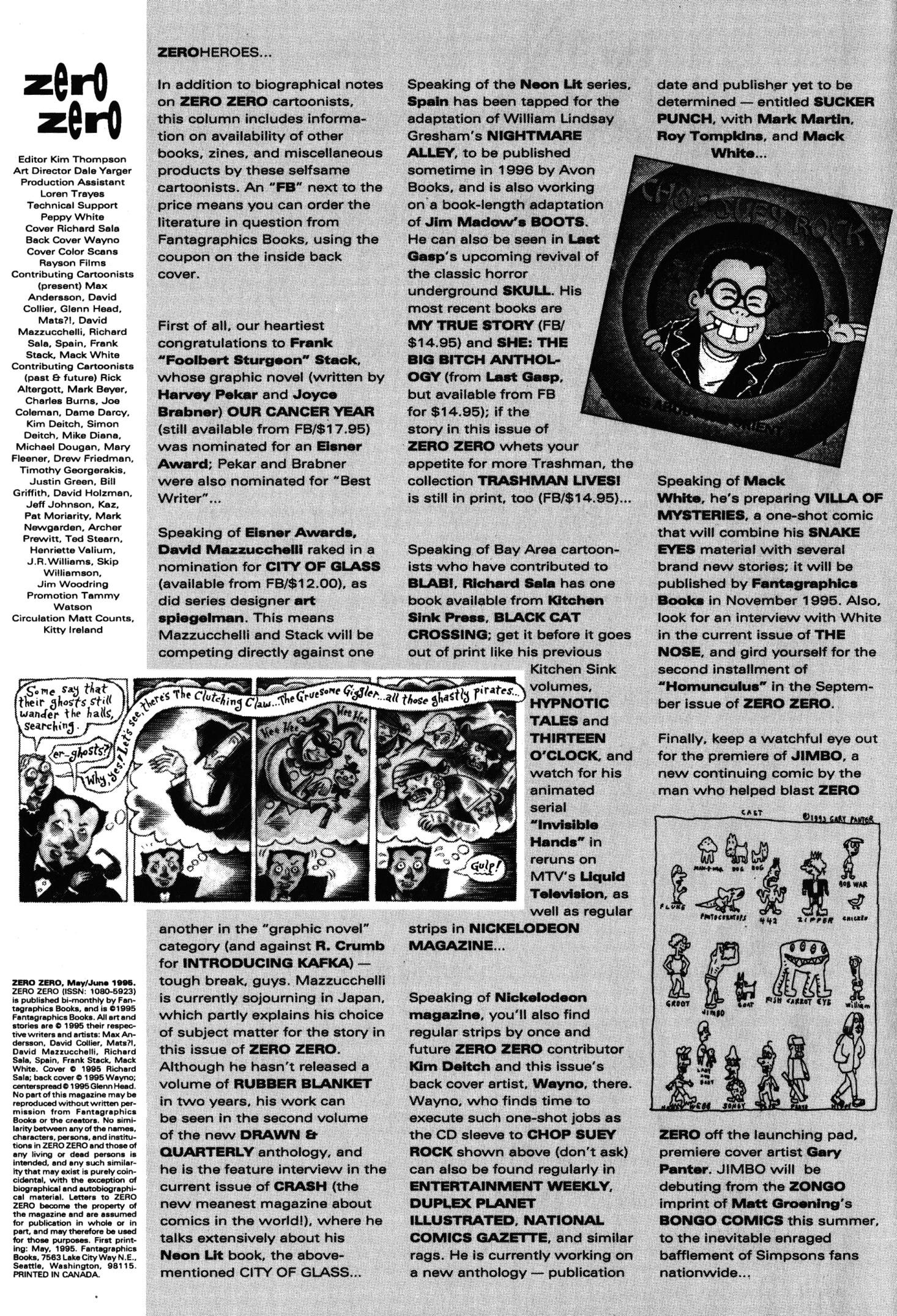 Read online Zero Zero comic -  Issue #2 - 4