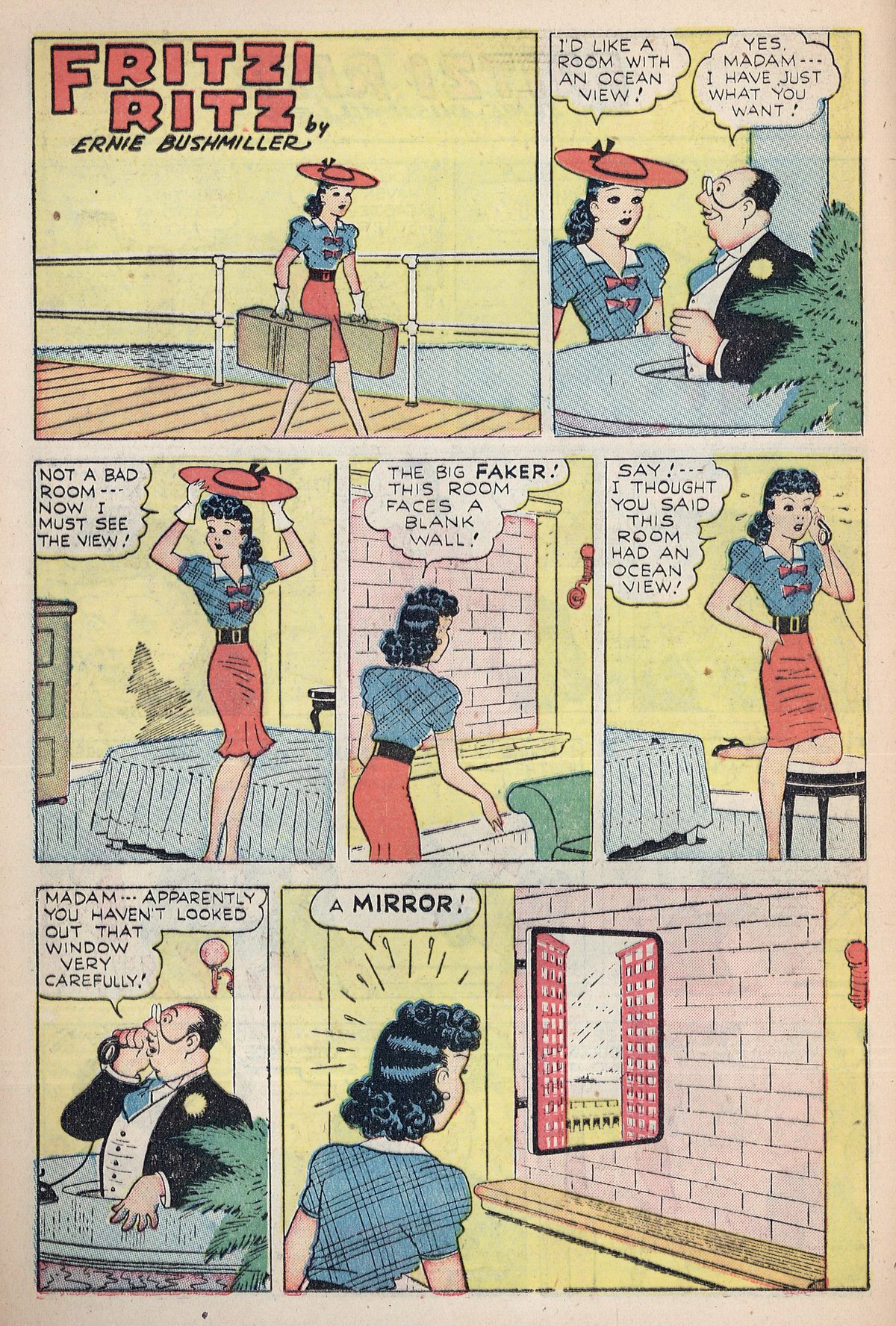 Read online Fritzi Ritz (1948) comic -  Issue #5 - 16