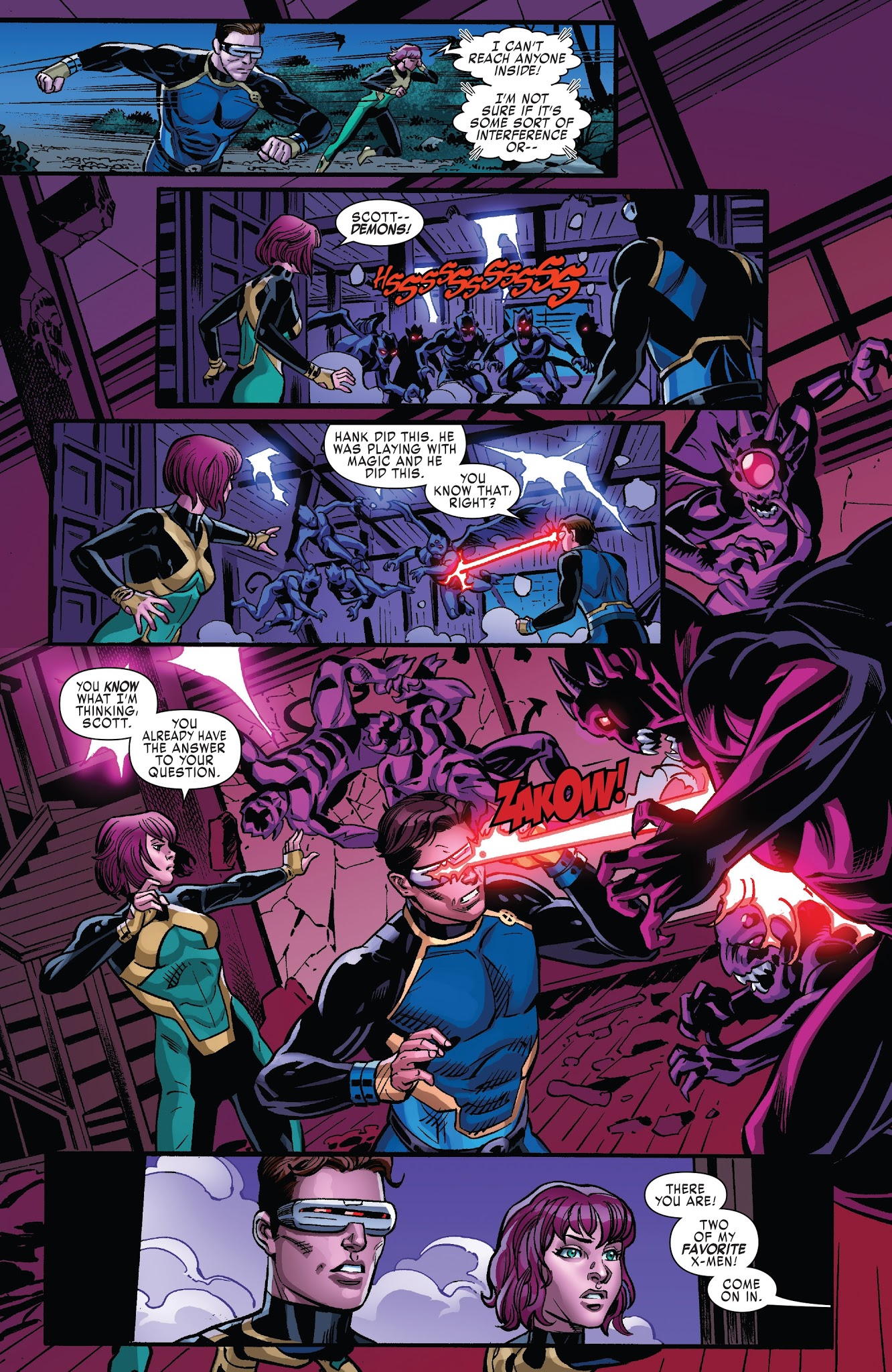 Read online X-Men: Blue comic -  Issue #10 - 19