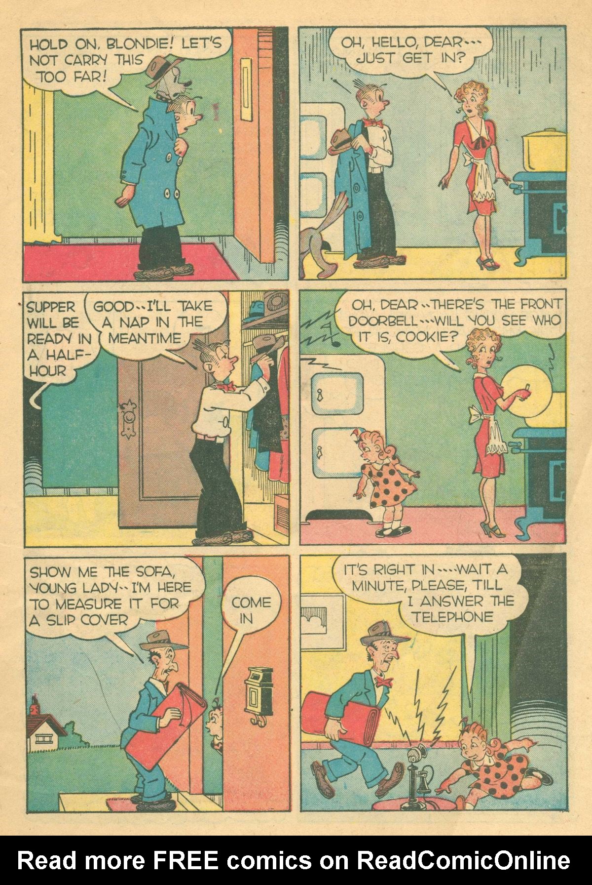 Read online Blondie Comics (1947) comic -  Issue #5 - 5