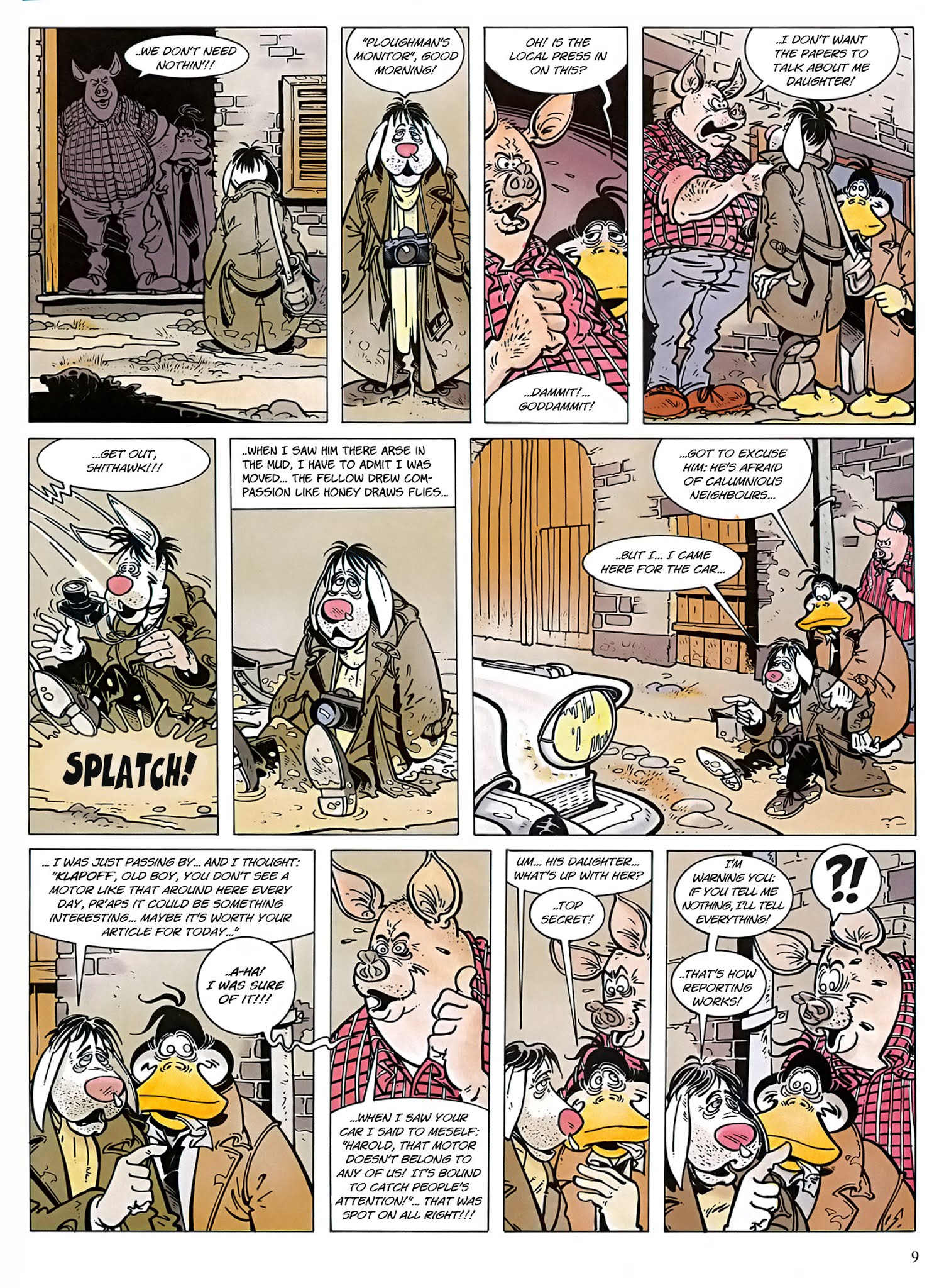 Read online Une enquête de l'inspecteur Canardo comic -  Issue #6 - 8