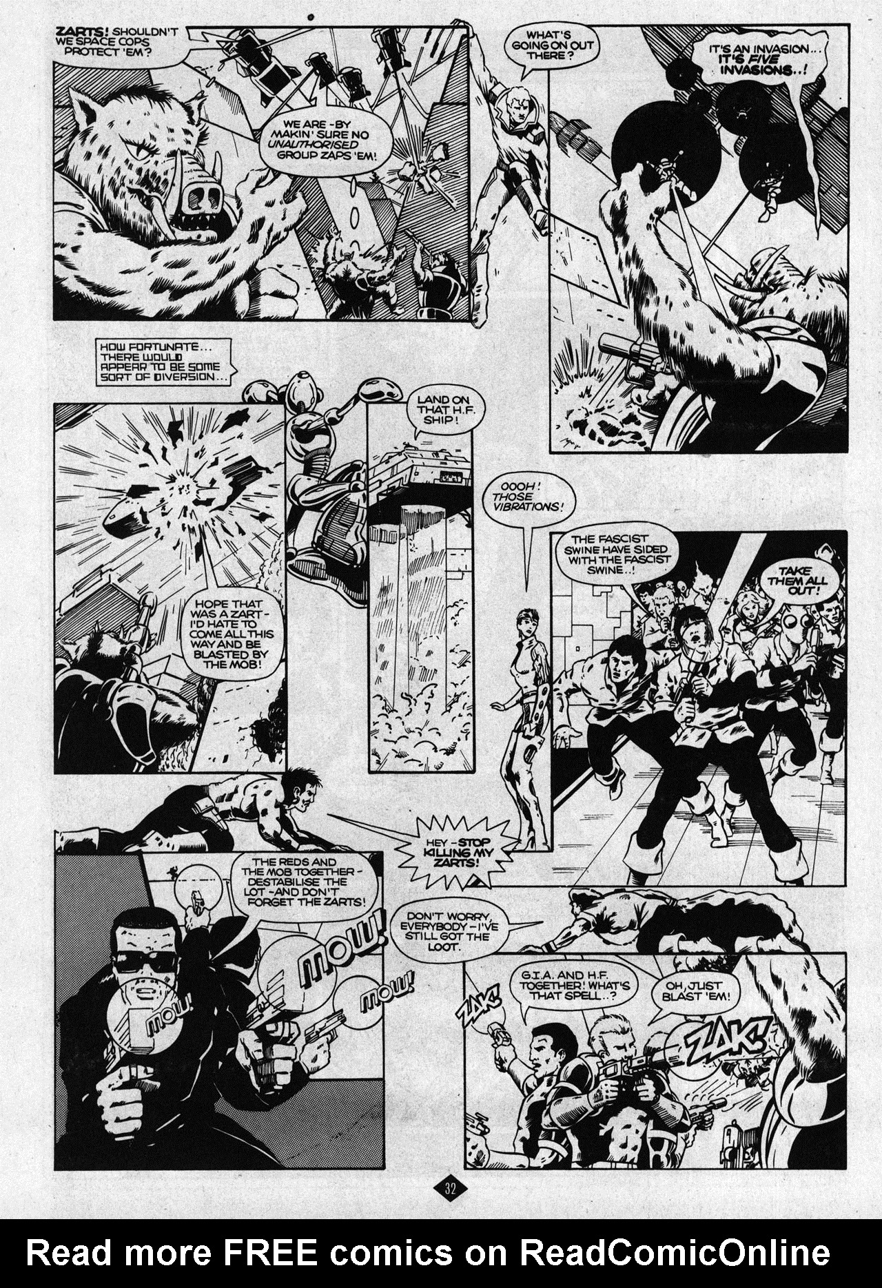 Read online Captain Britain (1985) comic -  Issue #7 - 32