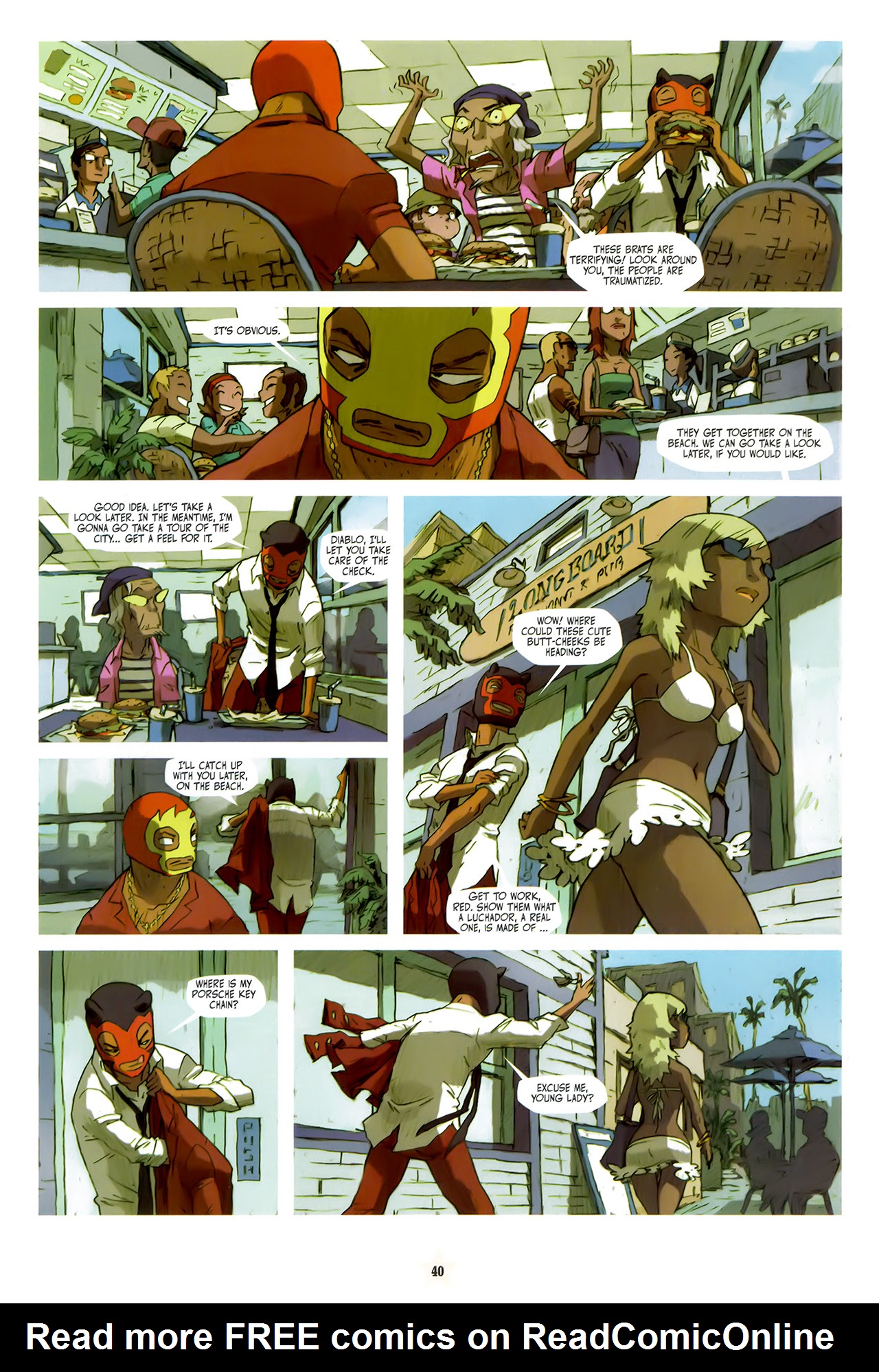 Read online Lucha Libre comic -  Issue #5 - 41