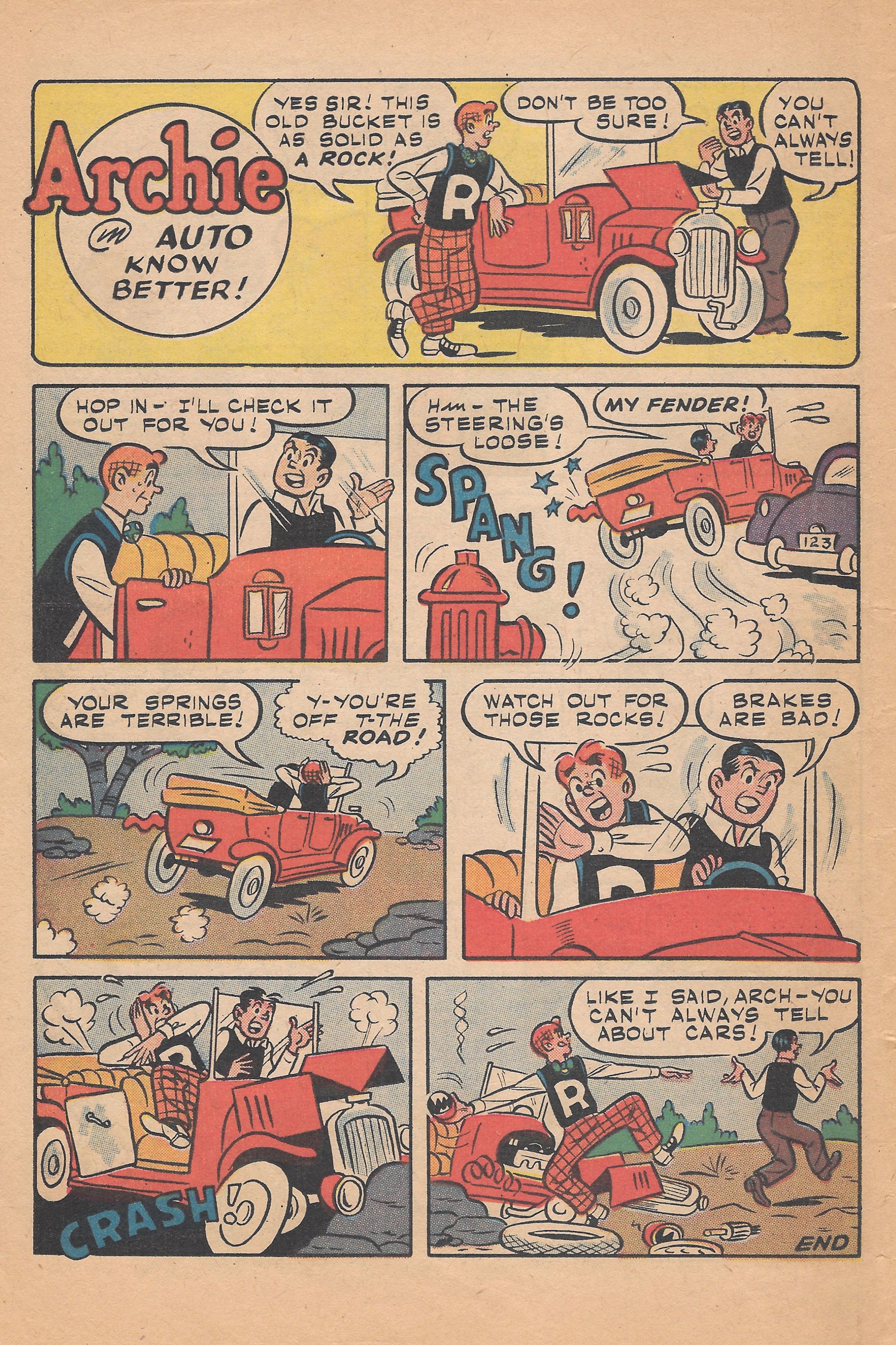 Read online Archie's Joke Book Magazine comic -  Issue #40 - 6