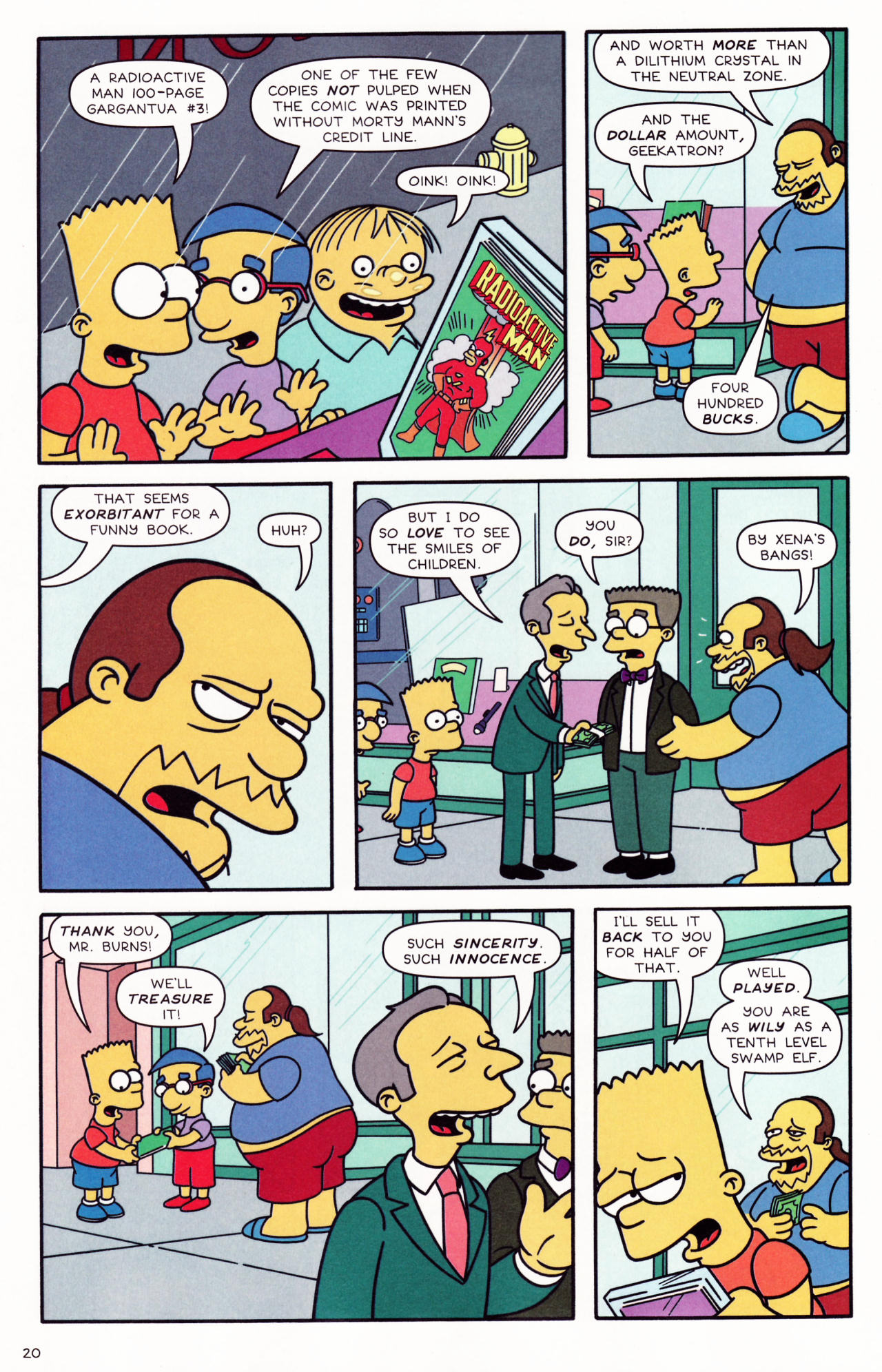 Read online Simpsons Comics comic -  Issue #132 - 18