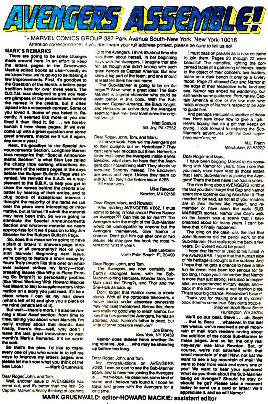 Read online The Avengers (1963) comic -  Issue #268 - 24