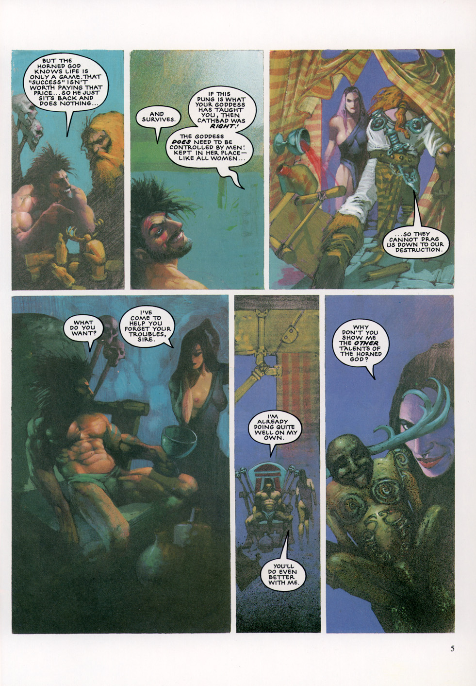 Read online Slaine: The Horned God (1993) comic -  Issue #4 - 6