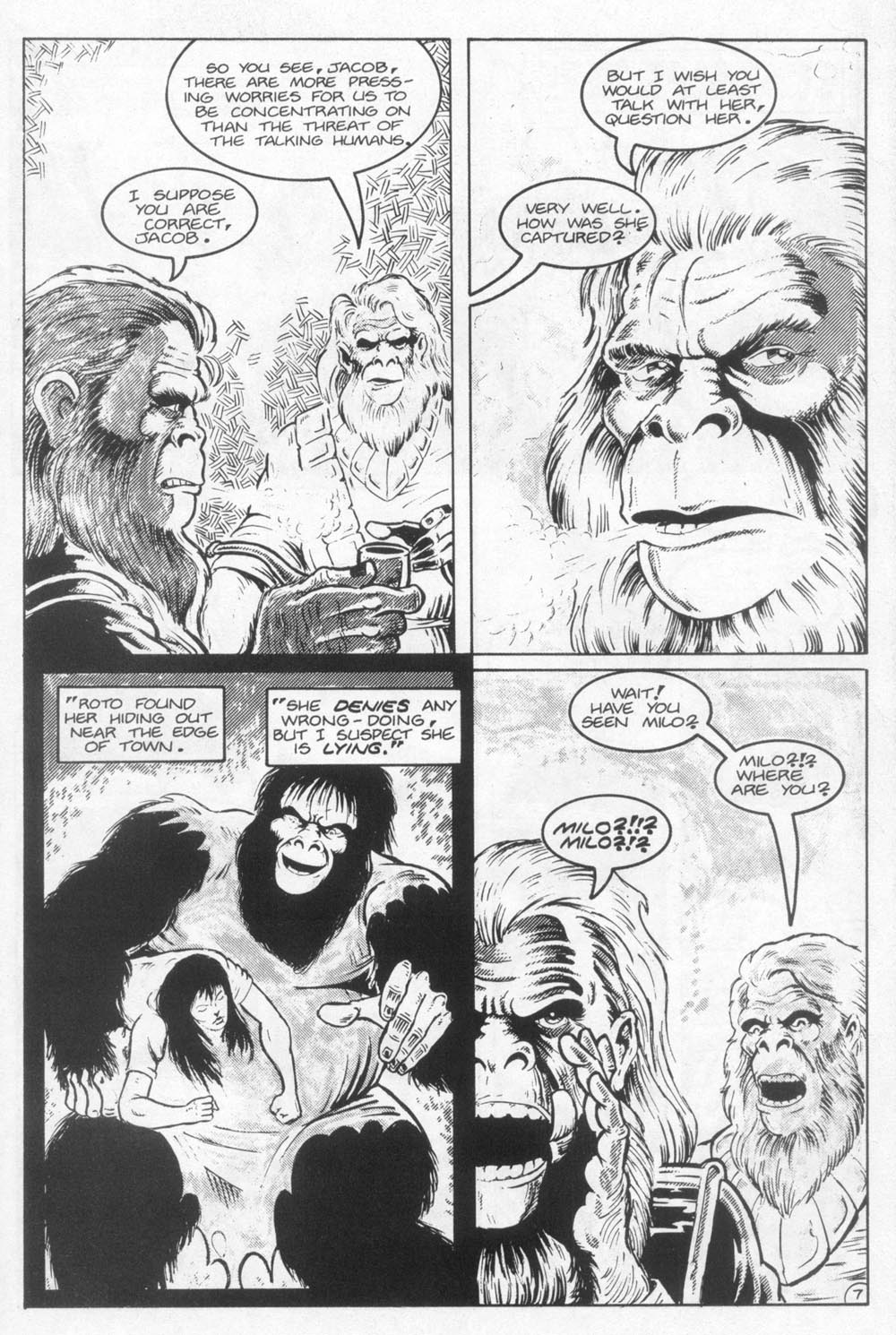 Read online Planet of the Apes (1990) comic -  Issue #22 - 9