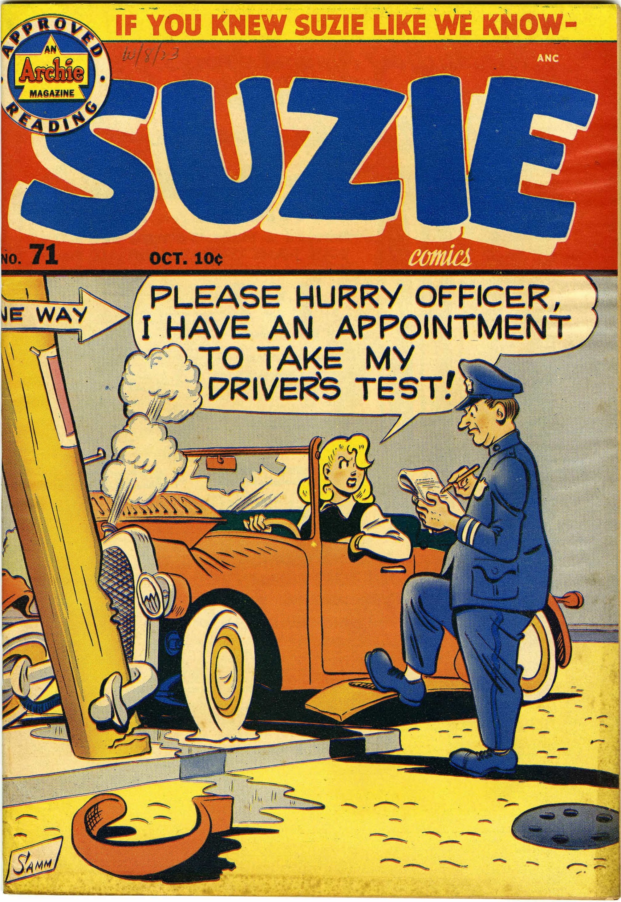 Read online Suzie Comics comic -  Issue #71 - 1