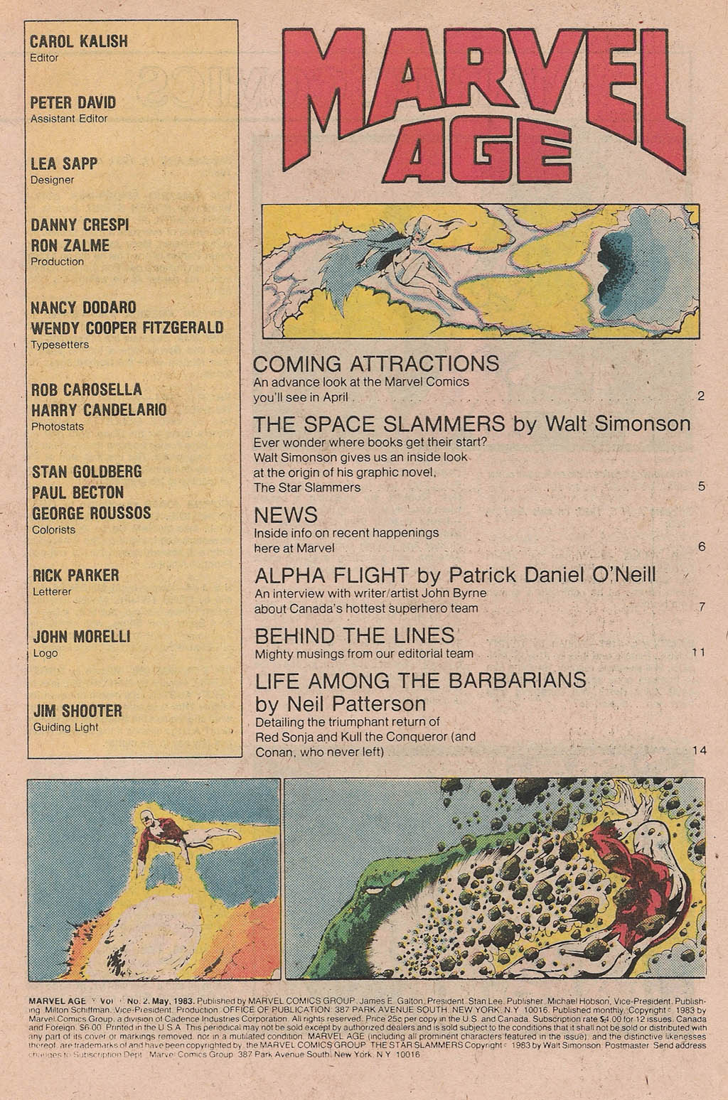 Read online Marvel Age comic -  Issue #2 - 3