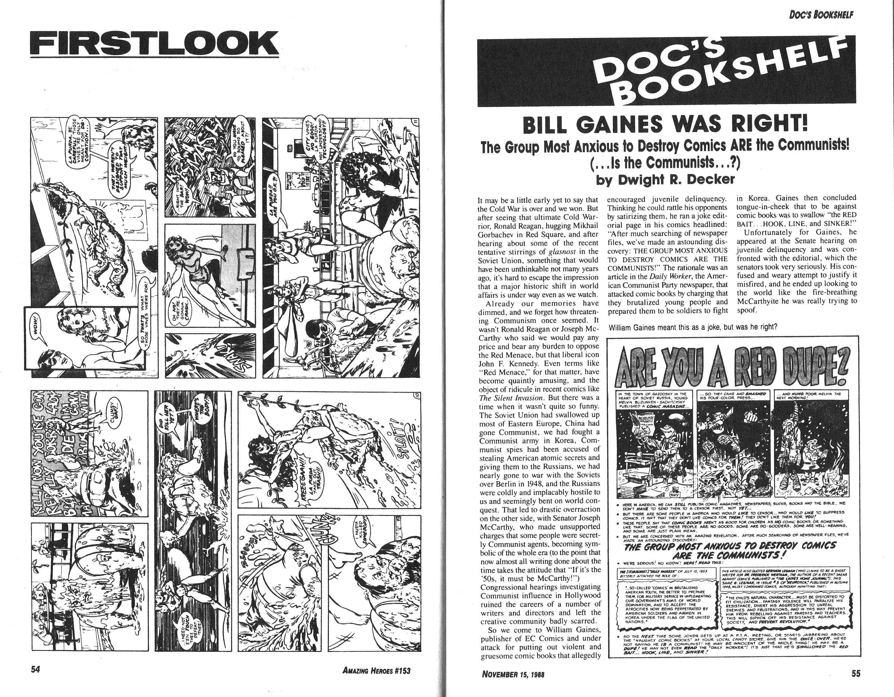 Read online Amazing Heroes comic -  Issue #153 - 28