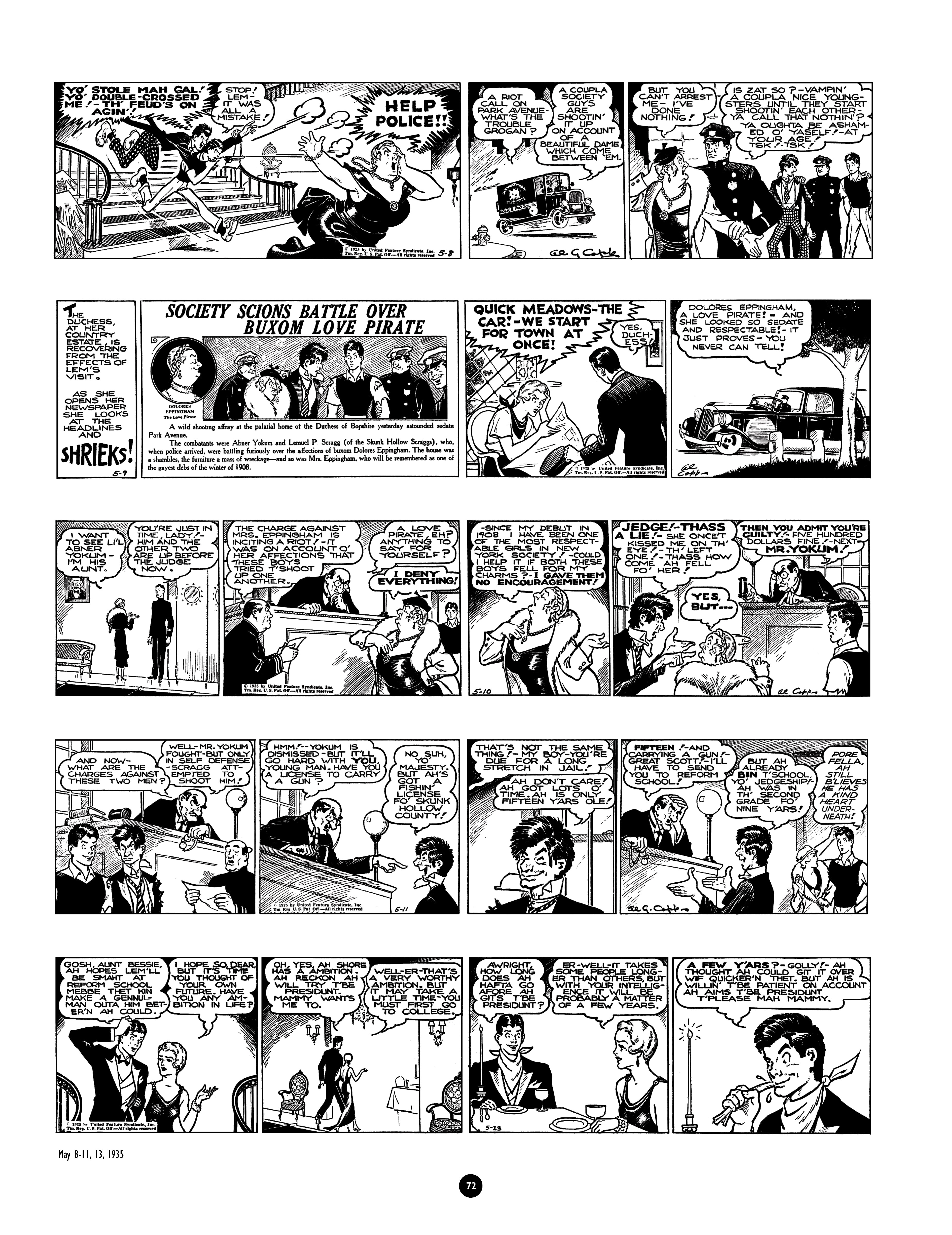 Read online Al Capp's Li'l Abner Complete Daily & Color Sunday Comics comic -  Issue # TPB 1 (Part 1) - 73