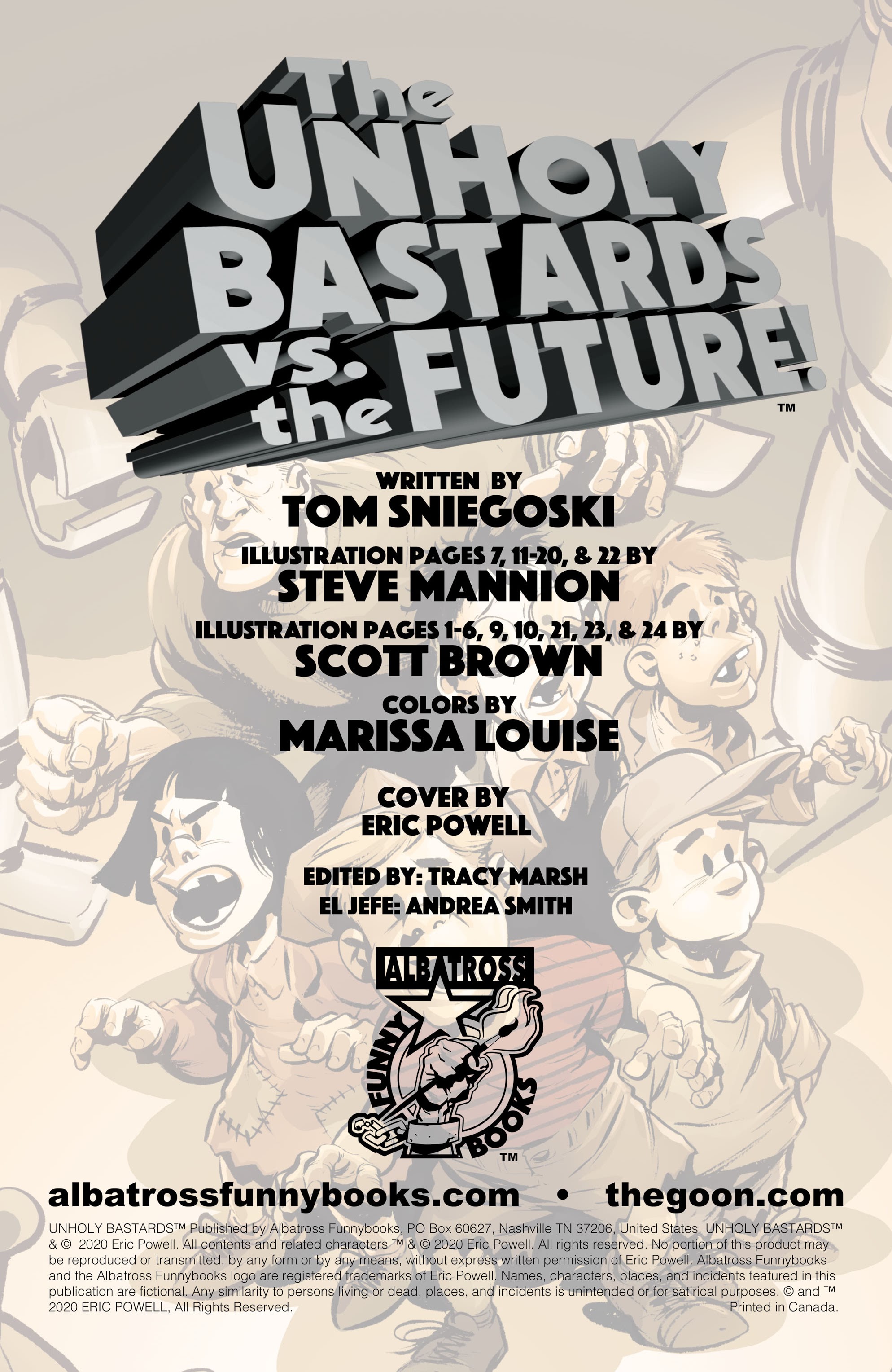Read online The Unholy Bastards vs. the Future! comic -  Issue # Full - 2