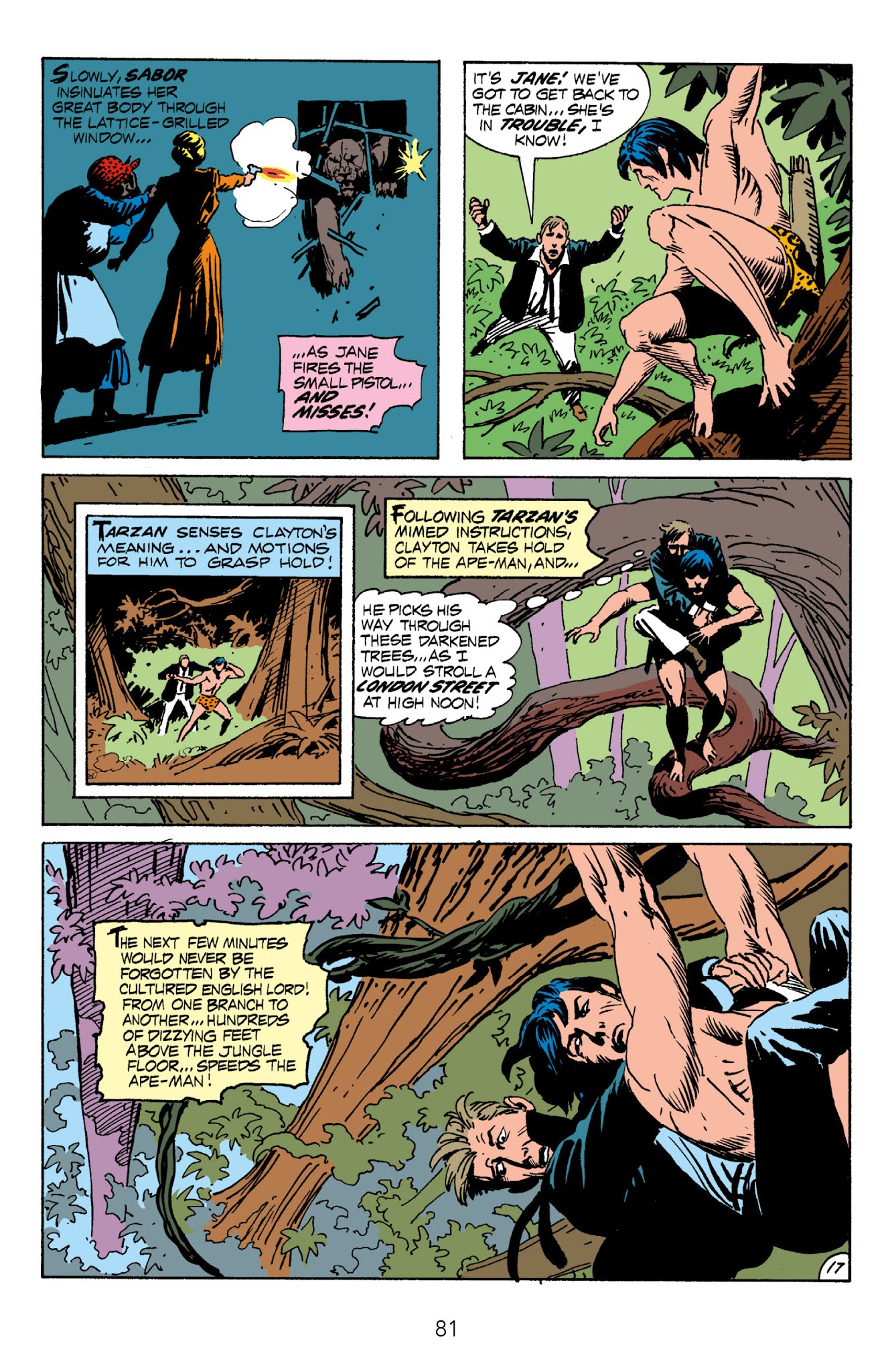 Read online Edgar Rice Burroughs' Tarzan The Joe Kubert Years comic -  Issue # TPB 1 (Part 1) - 81