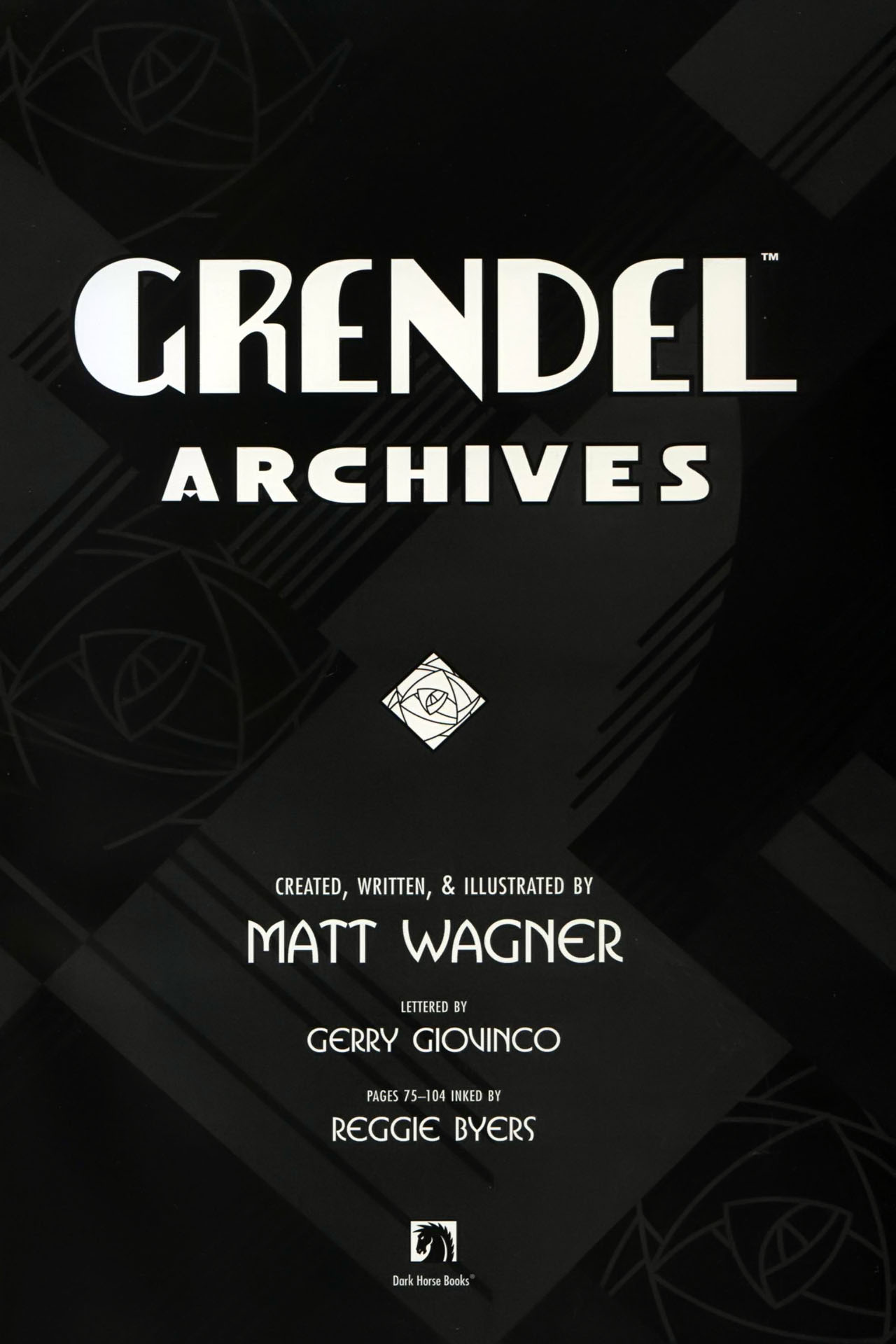 Read online Grendel Archives comic -  Issue # TPB - 2
