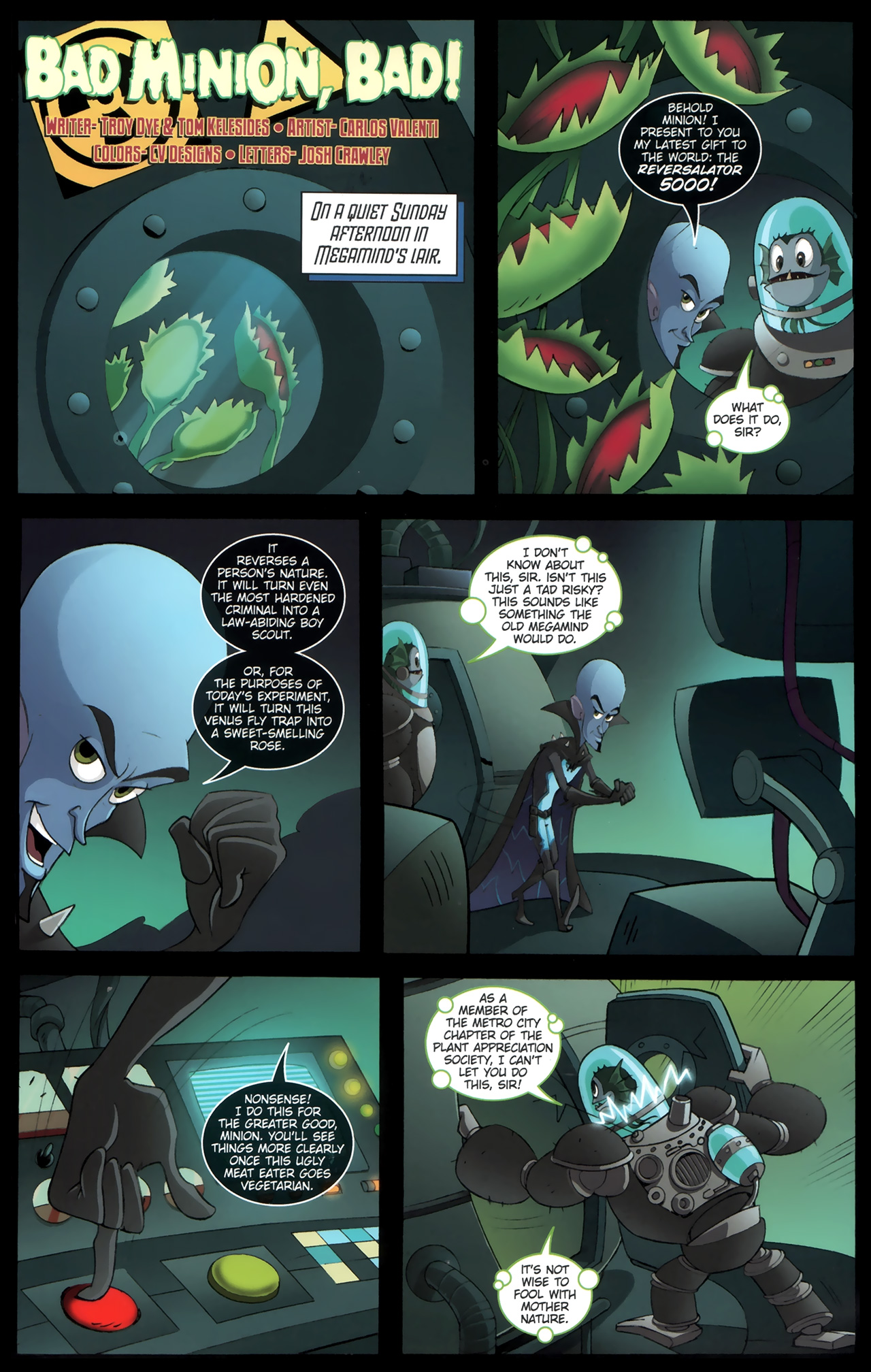Read online Megamind: Bad. Blue. Brilliant. comic -  Issue #2 - 3