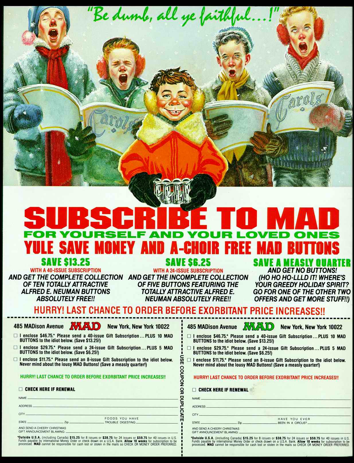 Read online MAD comic -  Issue #292 - 2