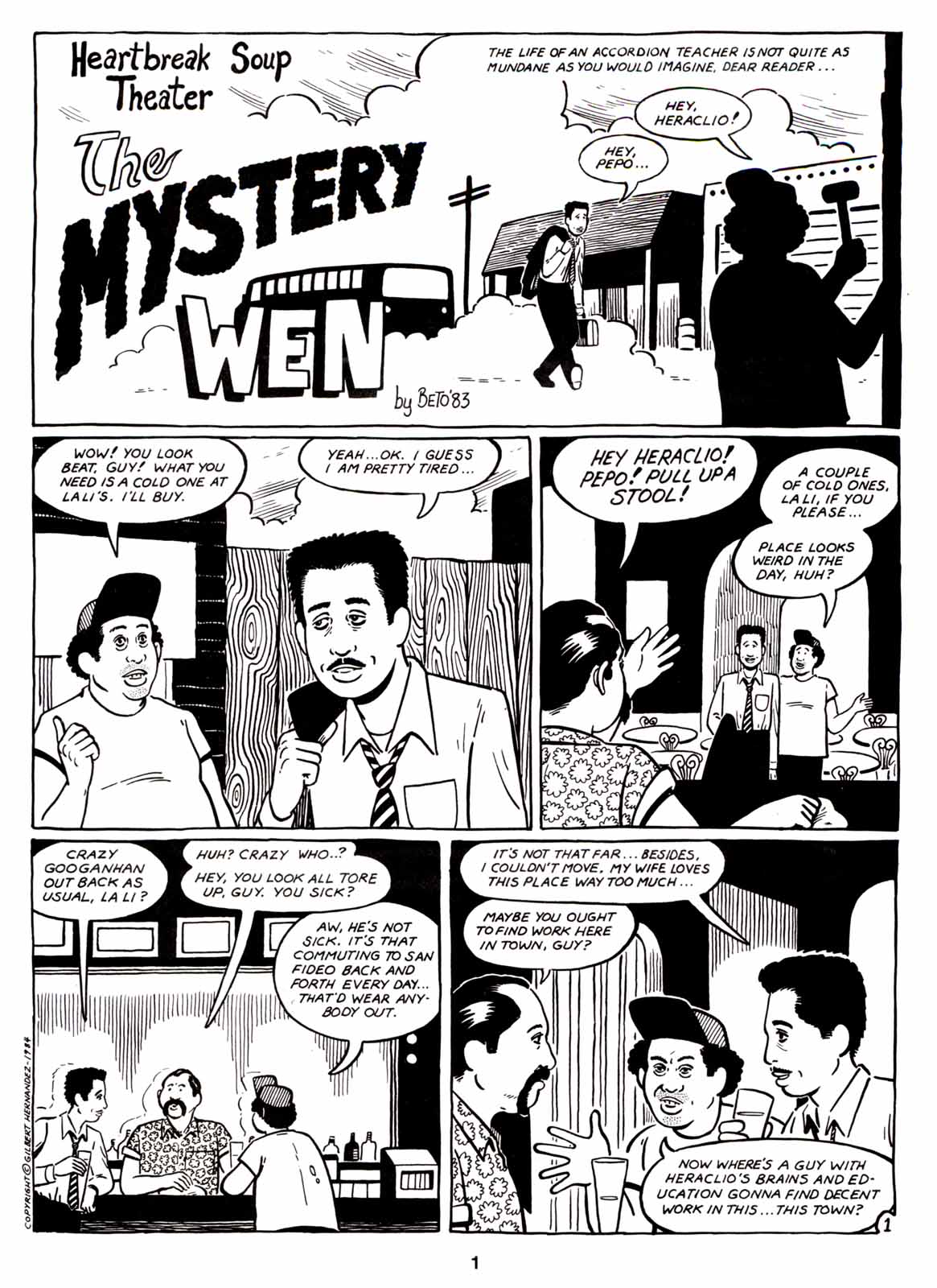 Read online Love and Rockets (1982) comic -  Issue #6 - 3