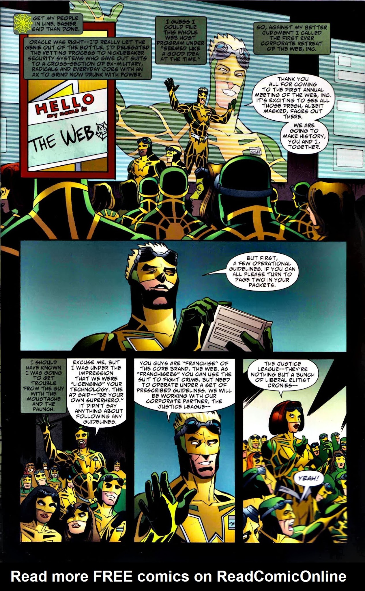 Read online The Web comic -  Issue #3 - 8