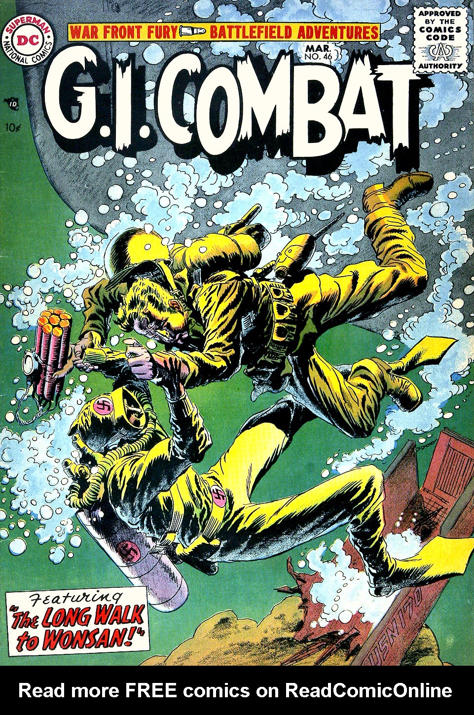 Read online G.I. Combat (1952) comic -  Issue #46 - 1