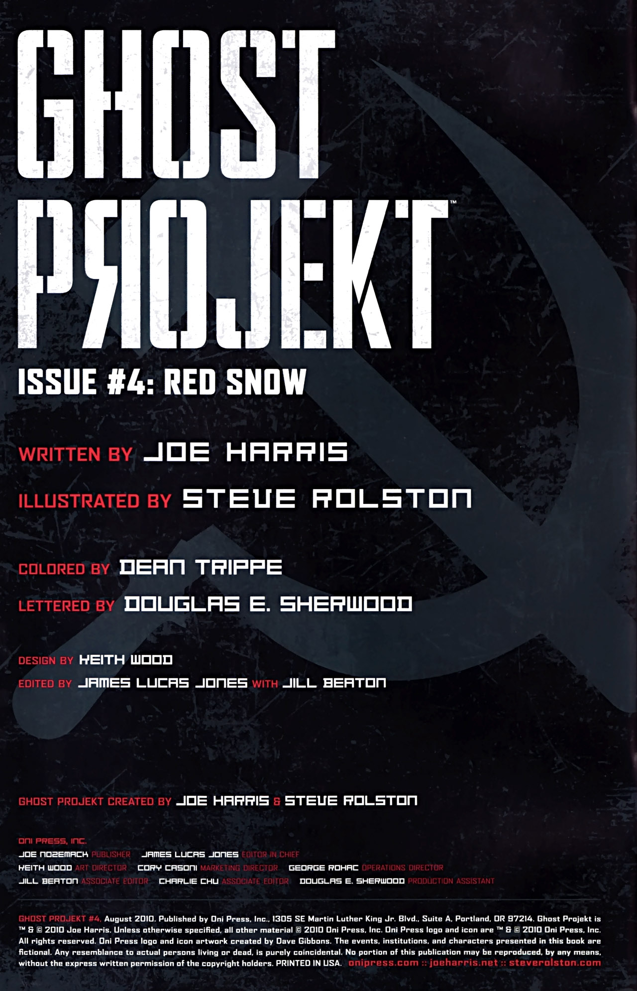 Read online Ghost Projekt comic -  Issue #4 - 2