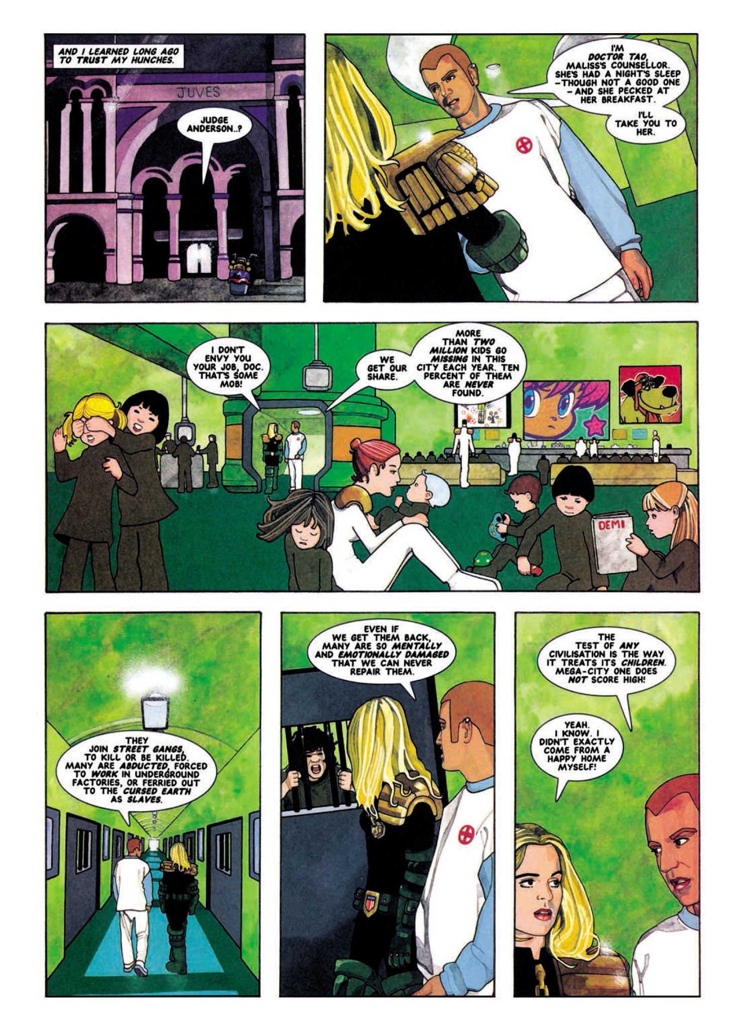 Read online Judge Anderson: The Psi Files comic -  Issue # TPB 3 - 128