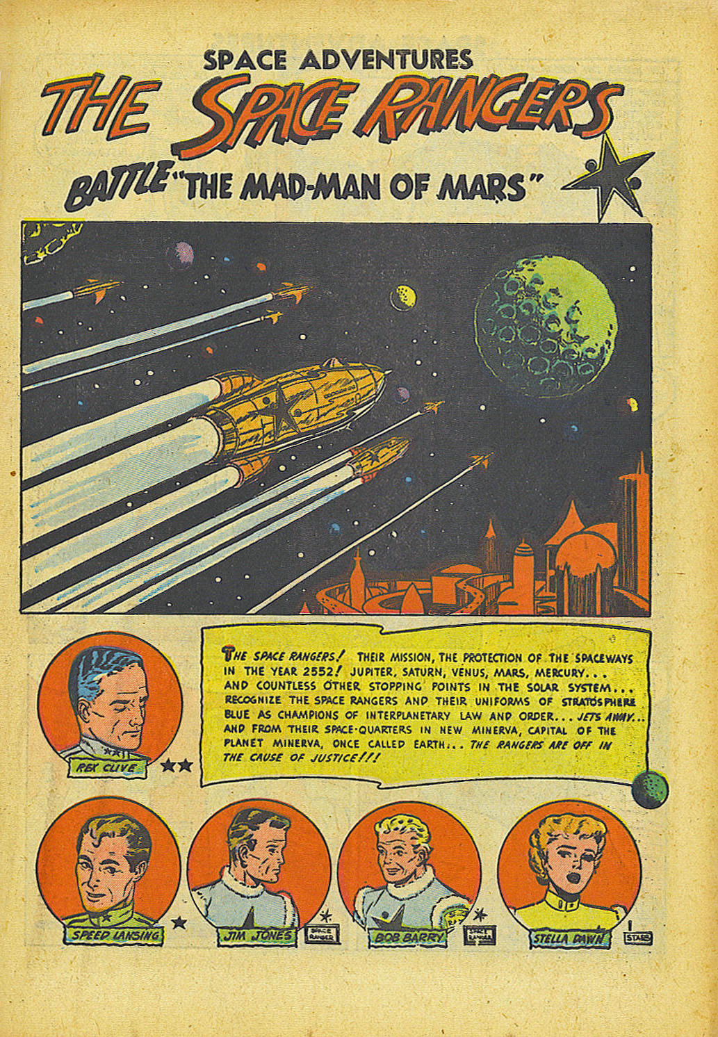 Read online Space Adventures comic -  Issue #1 - 2