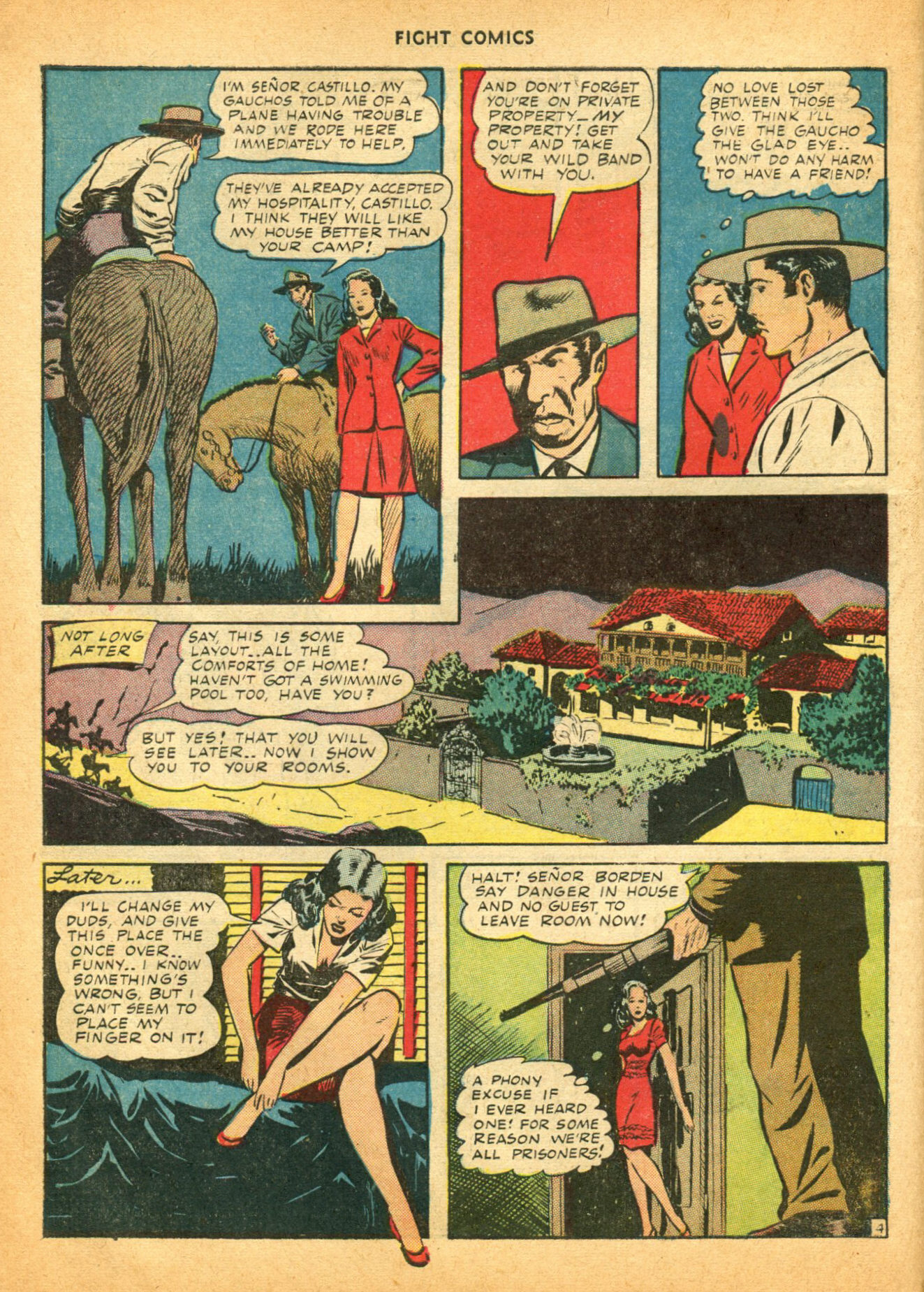 Read online Fight Comics comic -  Issue #28 - 16