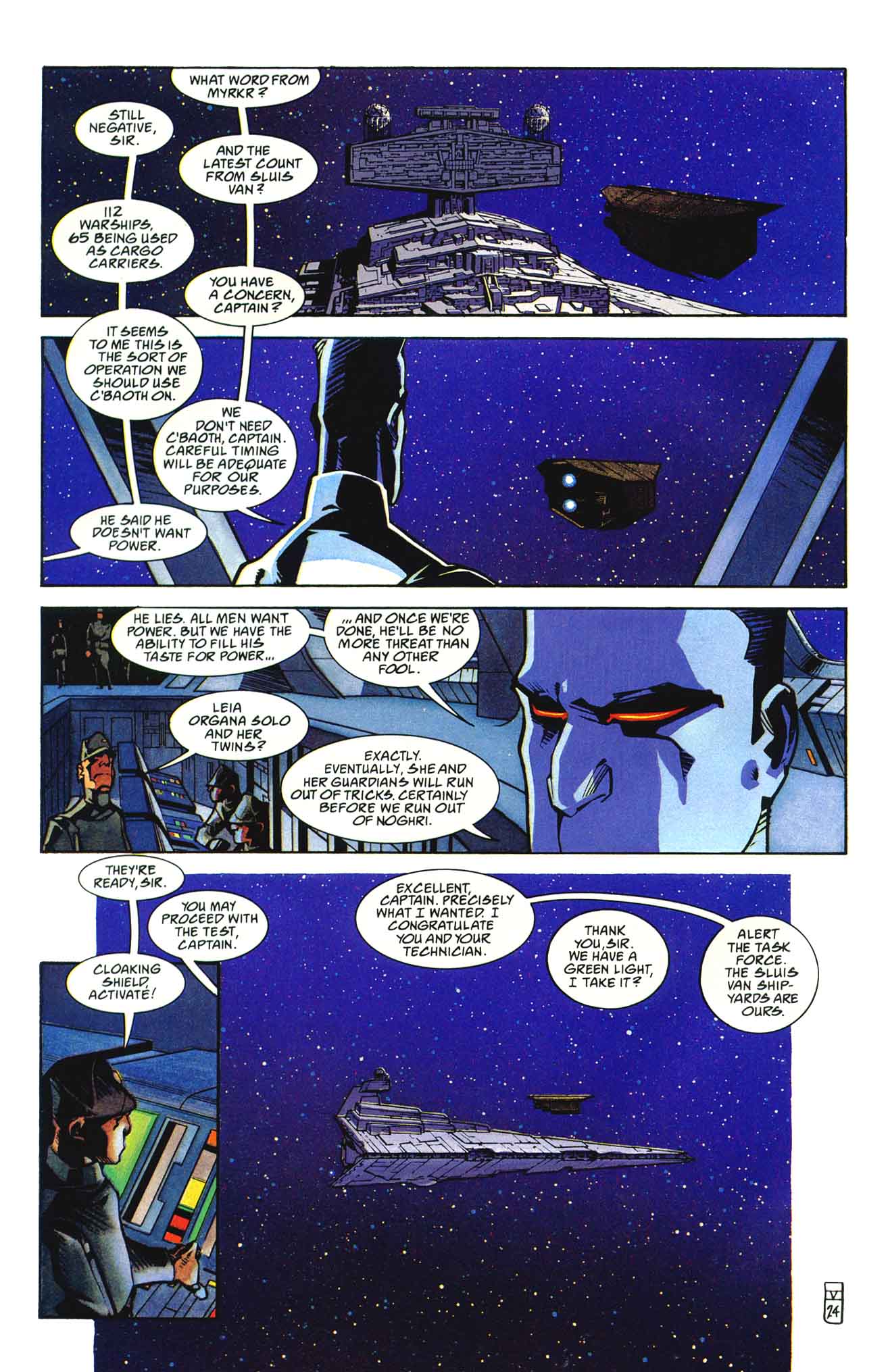 Read online Star Wars: Heir to the Empire comic -  Issue #5 - 24