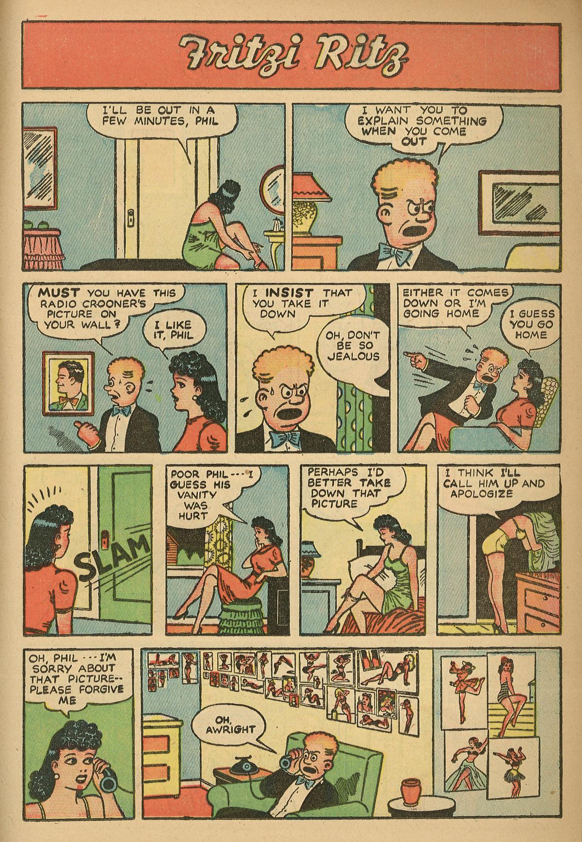 Read online Fritzi Ritz (1948) comic -  Issue #4 - 11
