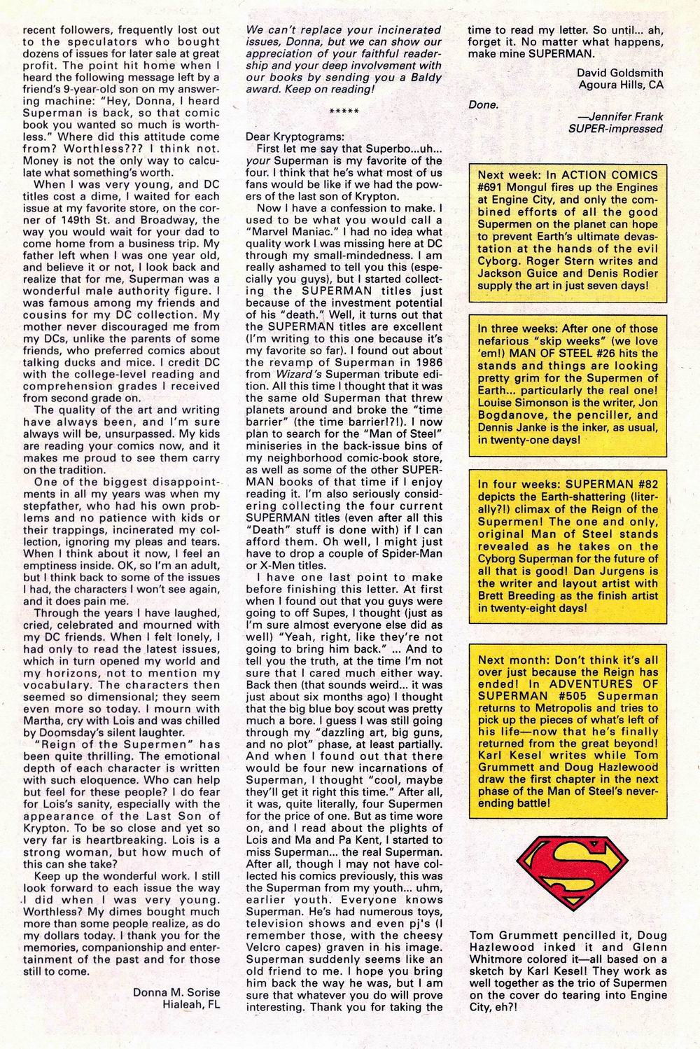Read online Adventures of Superman (1987) comic -  Issue #504 - 25