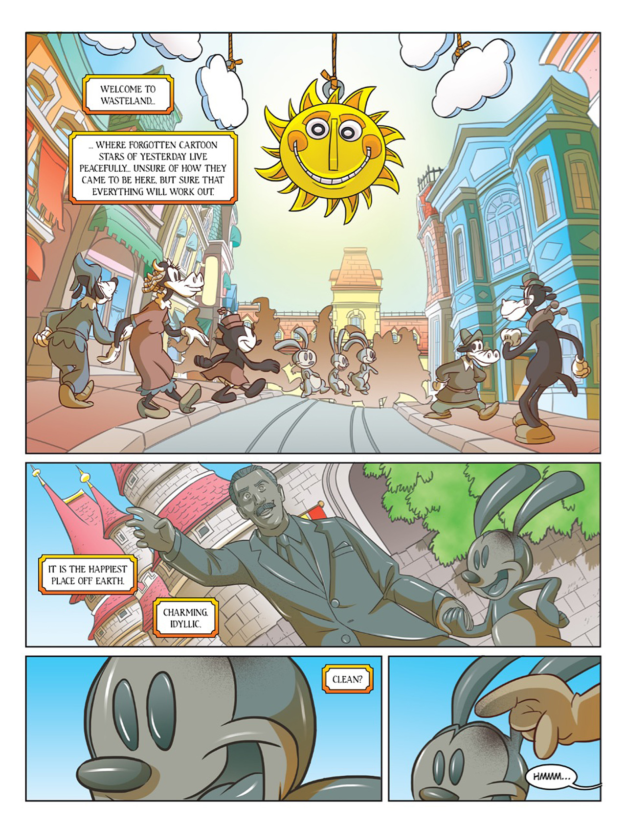 Read online Epic Mickey: Tales of the Wasteland comic -  Issue # Issue Clocktower Cleaners - 3