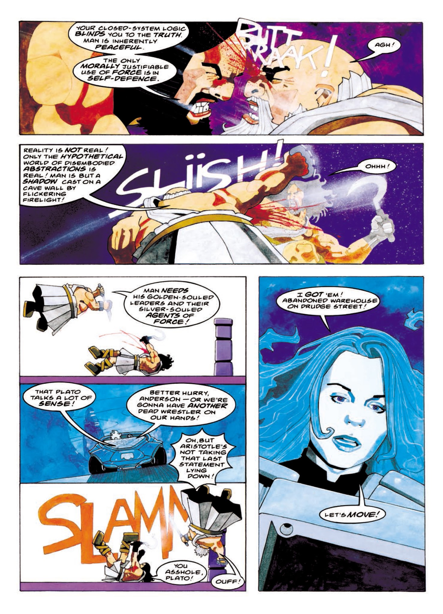 Read online Judge Anderson: The Psi Files comic -  Issue # TPB 3 - 246