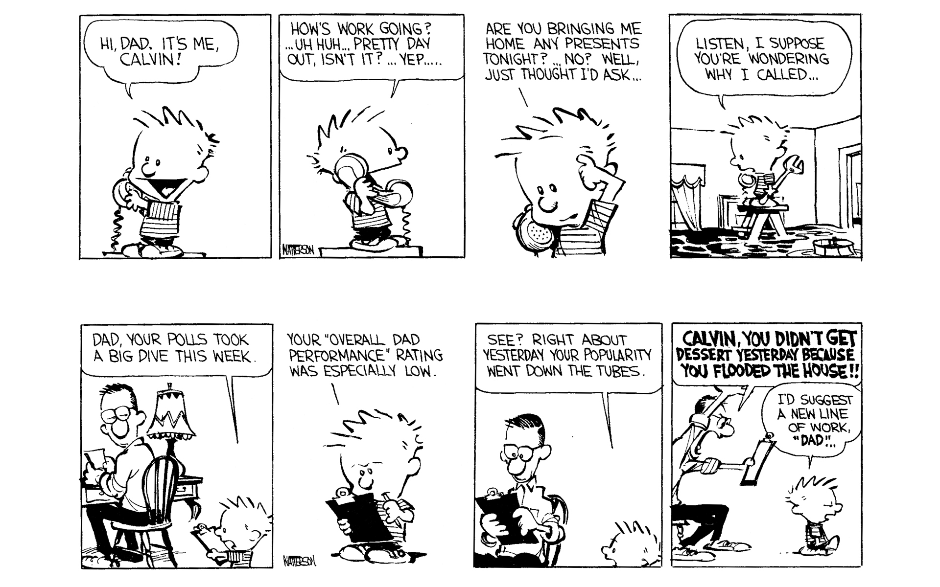 Read online Calvin and Hobbes comic -  Issue #1 - 46