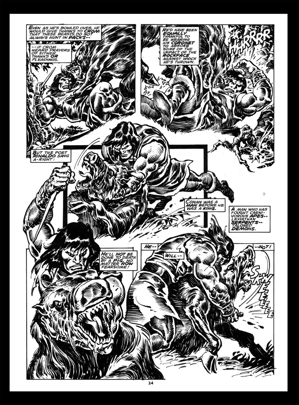 Read online The Savage Sword Of Conan comic -  Issue #214 - 25