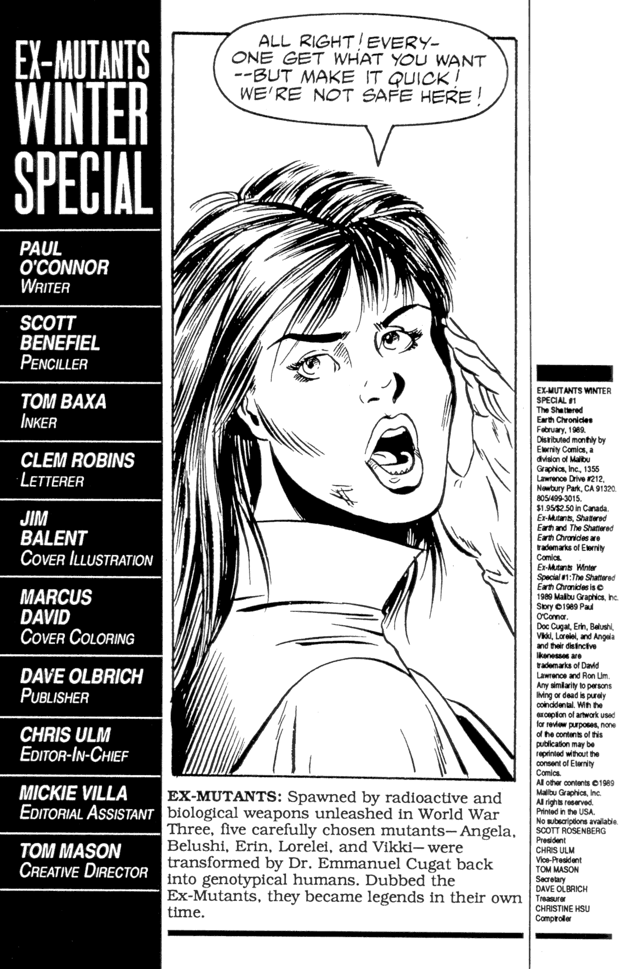 Read online Ex-Mutants Winter Special comic -  Issue # Full - 2