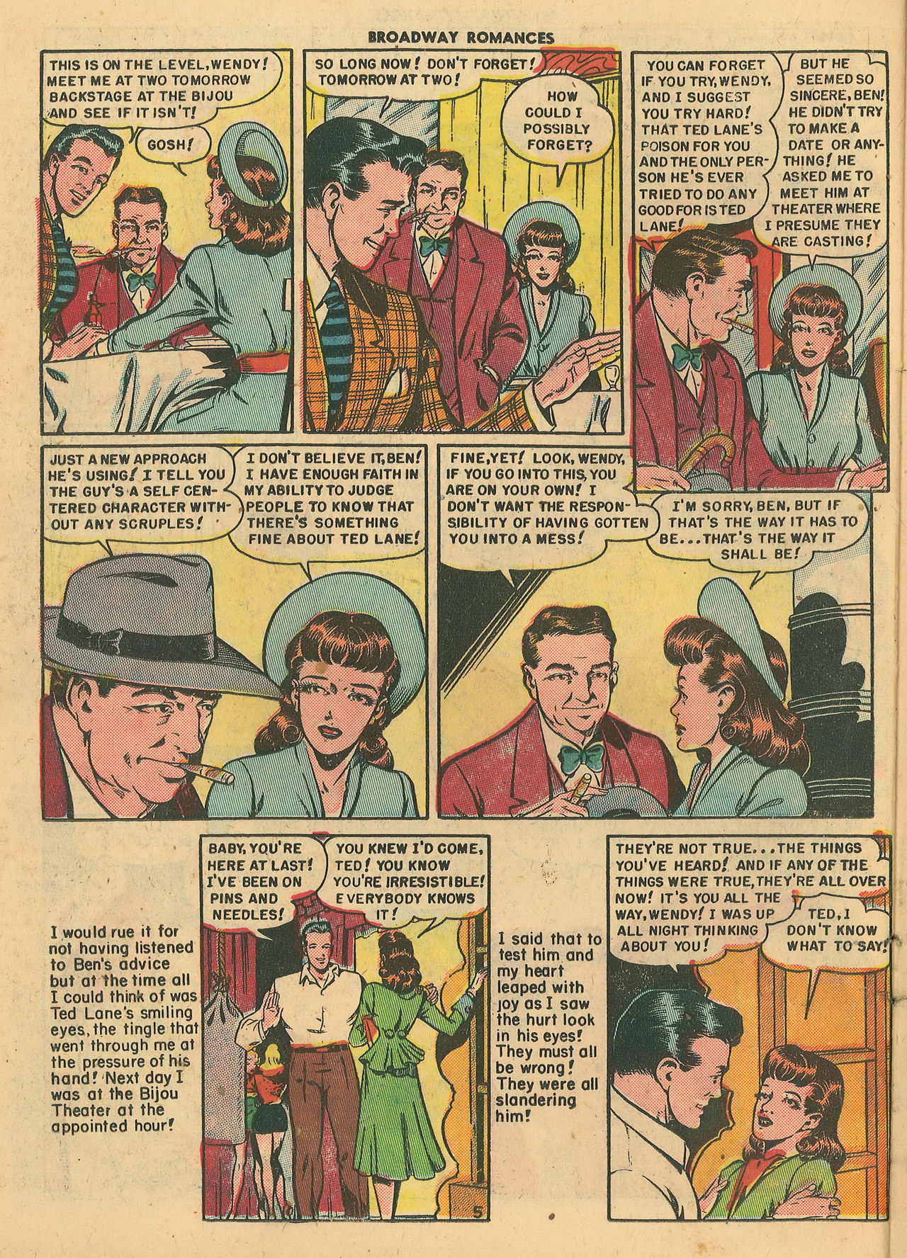 Read online Broadway Romances comic -  Issue #1 - 22