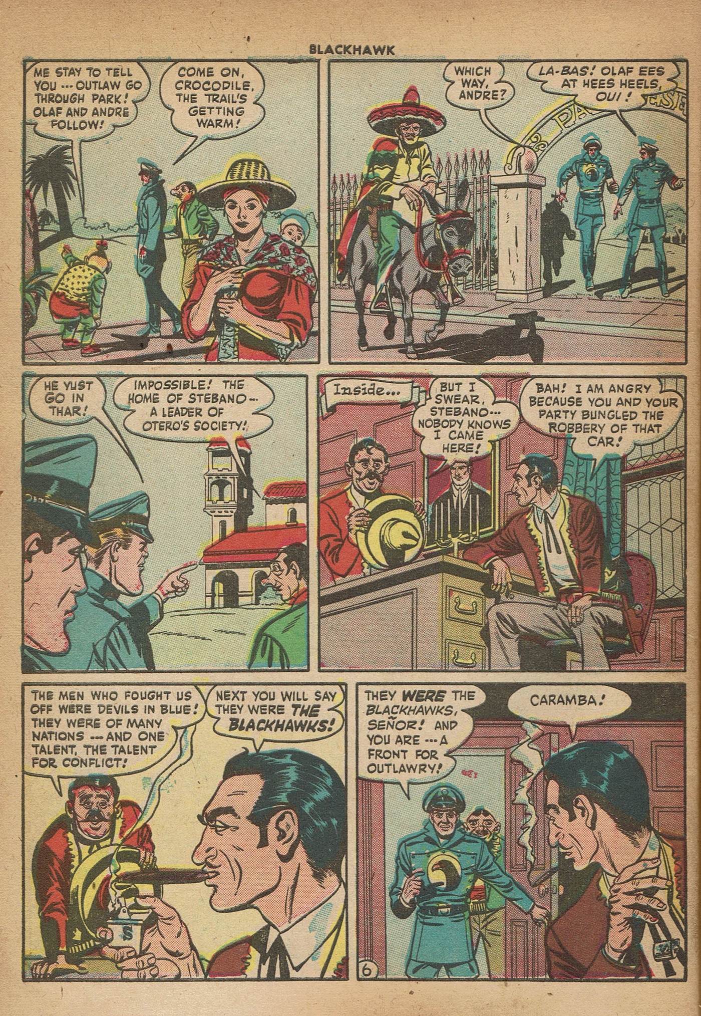 Read online Blackhawk (1957) comic -  Issue #13 - 42