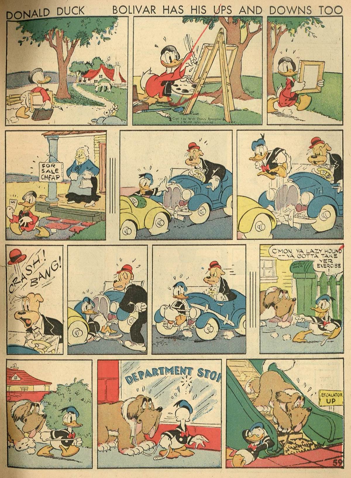 Read online Walt Disney's Comics and Stories comic -  Issue #8 - 61